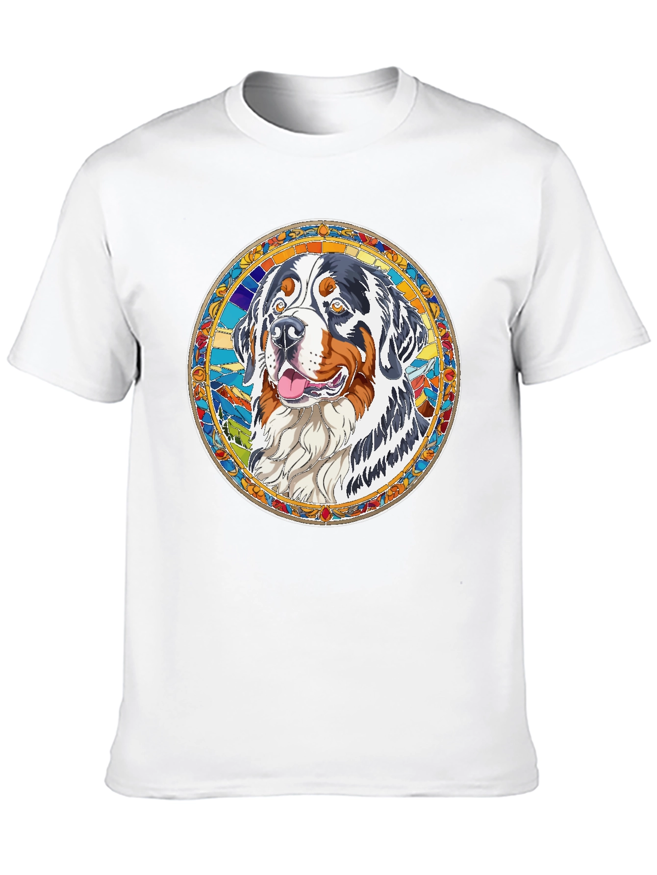Dog Breed Graphic Tee - Black Cotton Shirt