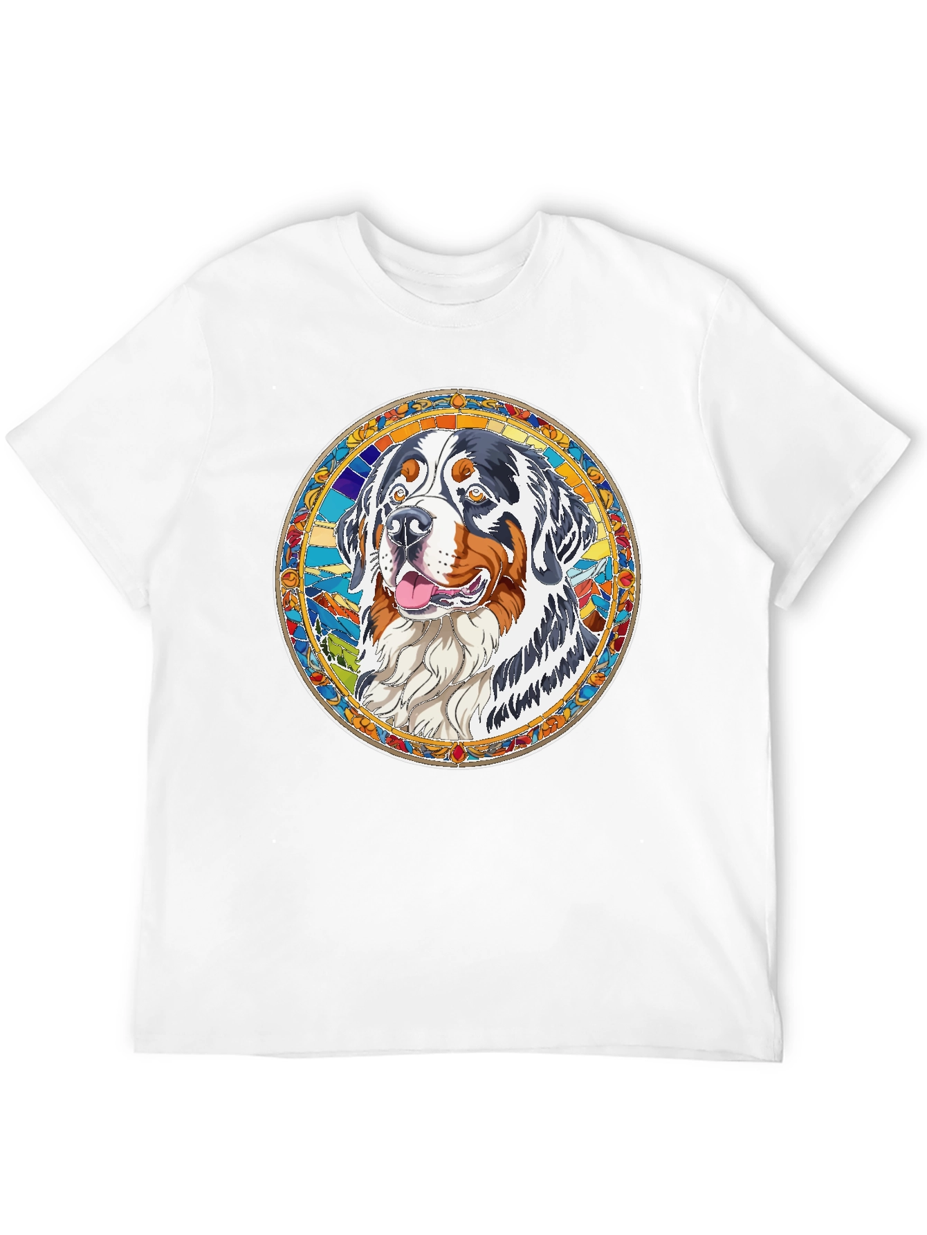 Dog Breed Graphic Tee - Black Cotton Shirt