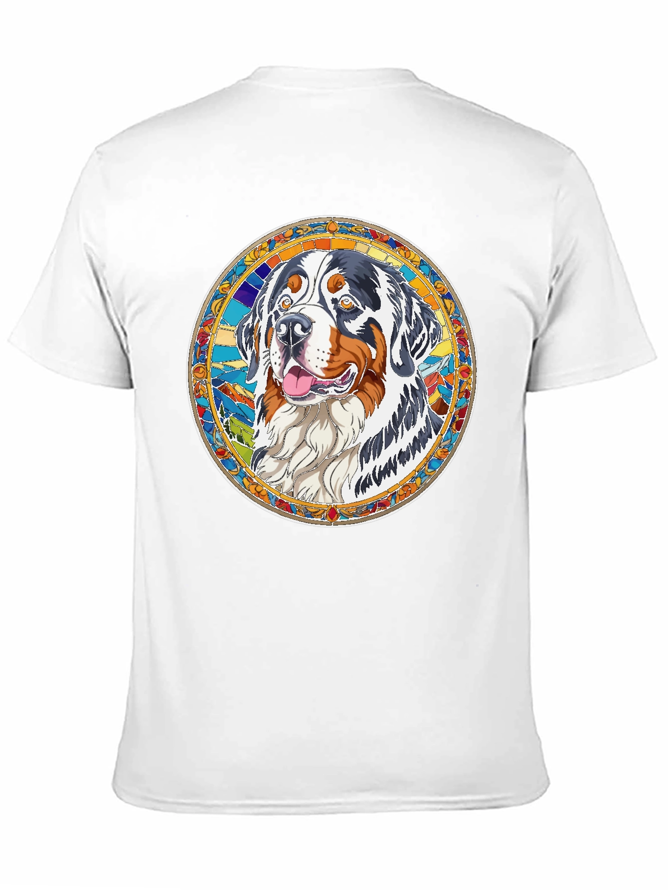 Dog Breed Graphic Tee - Black Cotton Shirt
