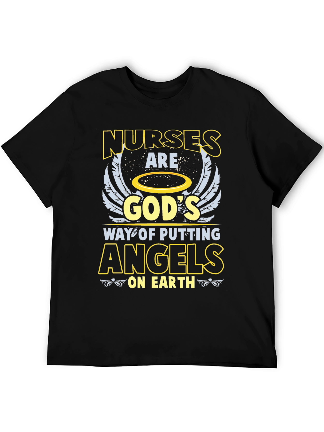 Nurses Are Gods Angels Graphic Tee