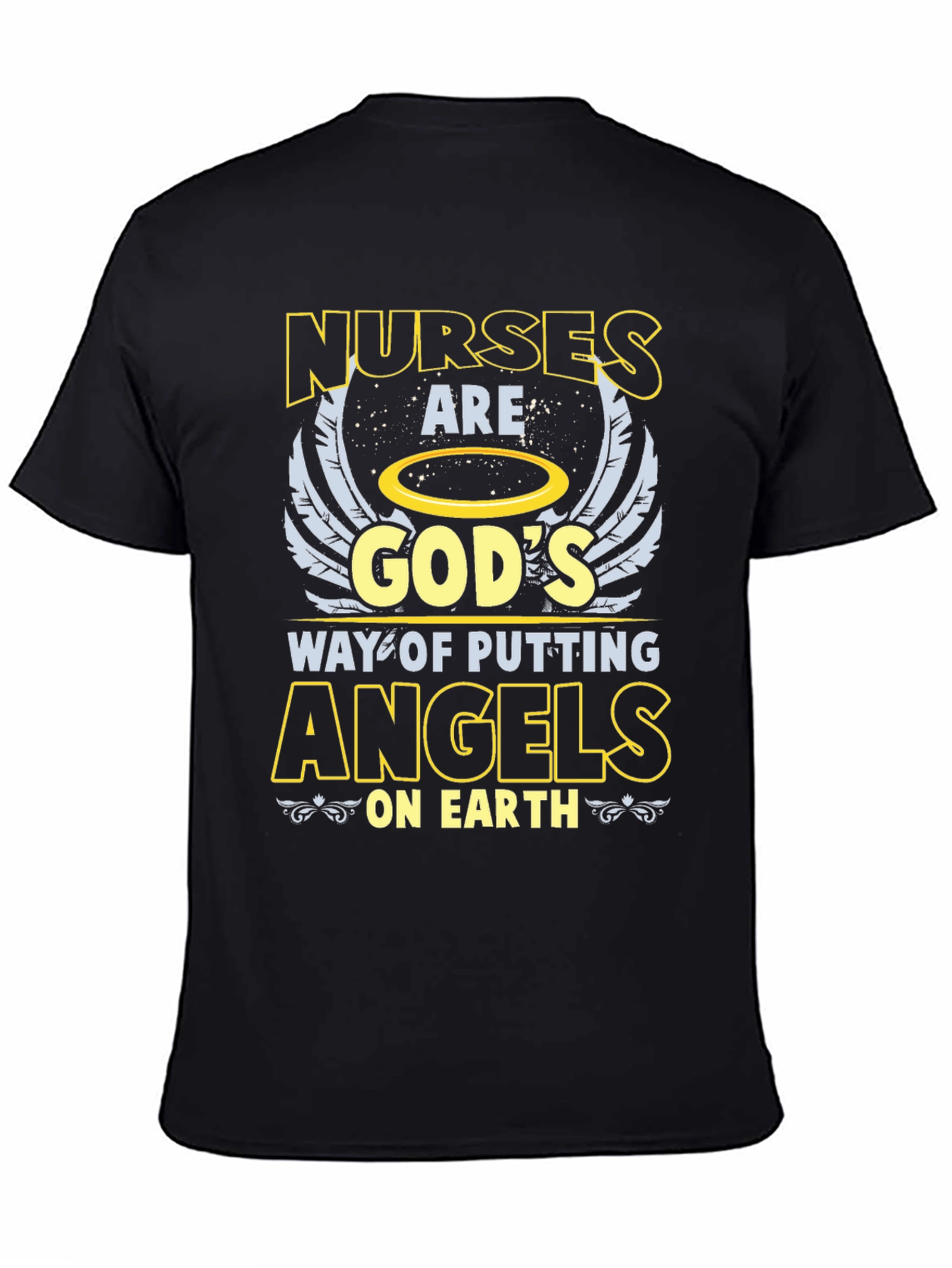 Nurses Are Gods Angels Graphic Tee