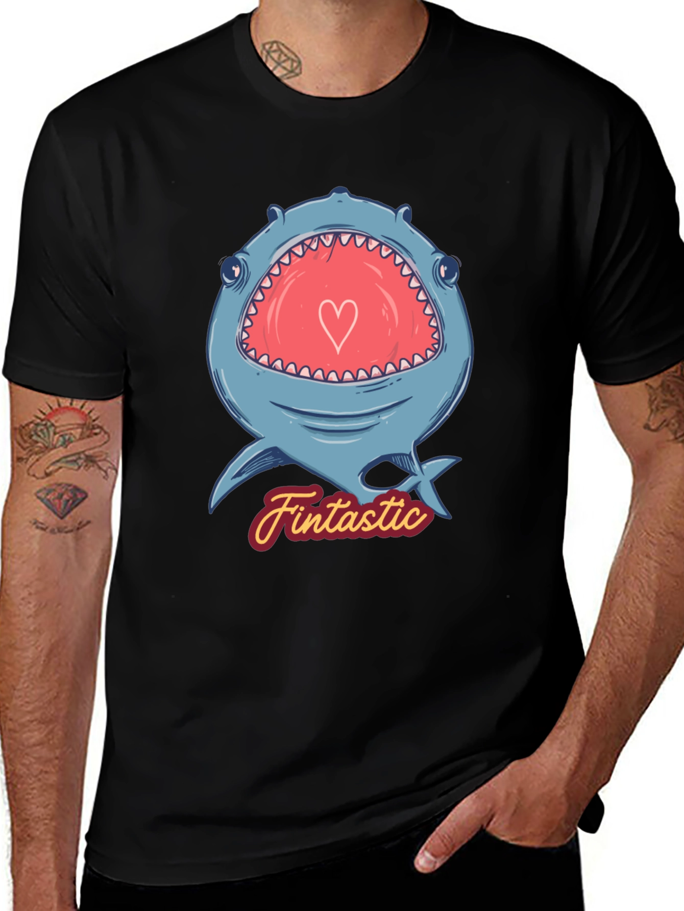 Fintastic Shark Graphic Tee