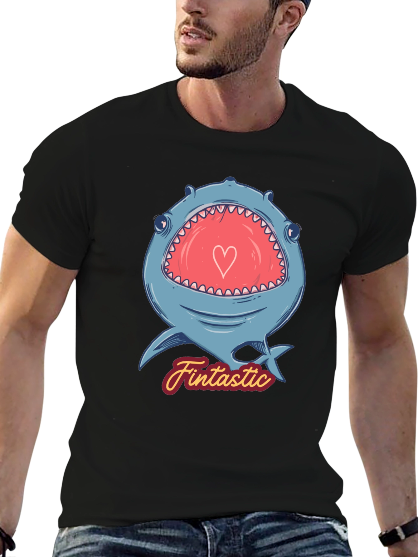 Fintastic Shark Graphic Tee