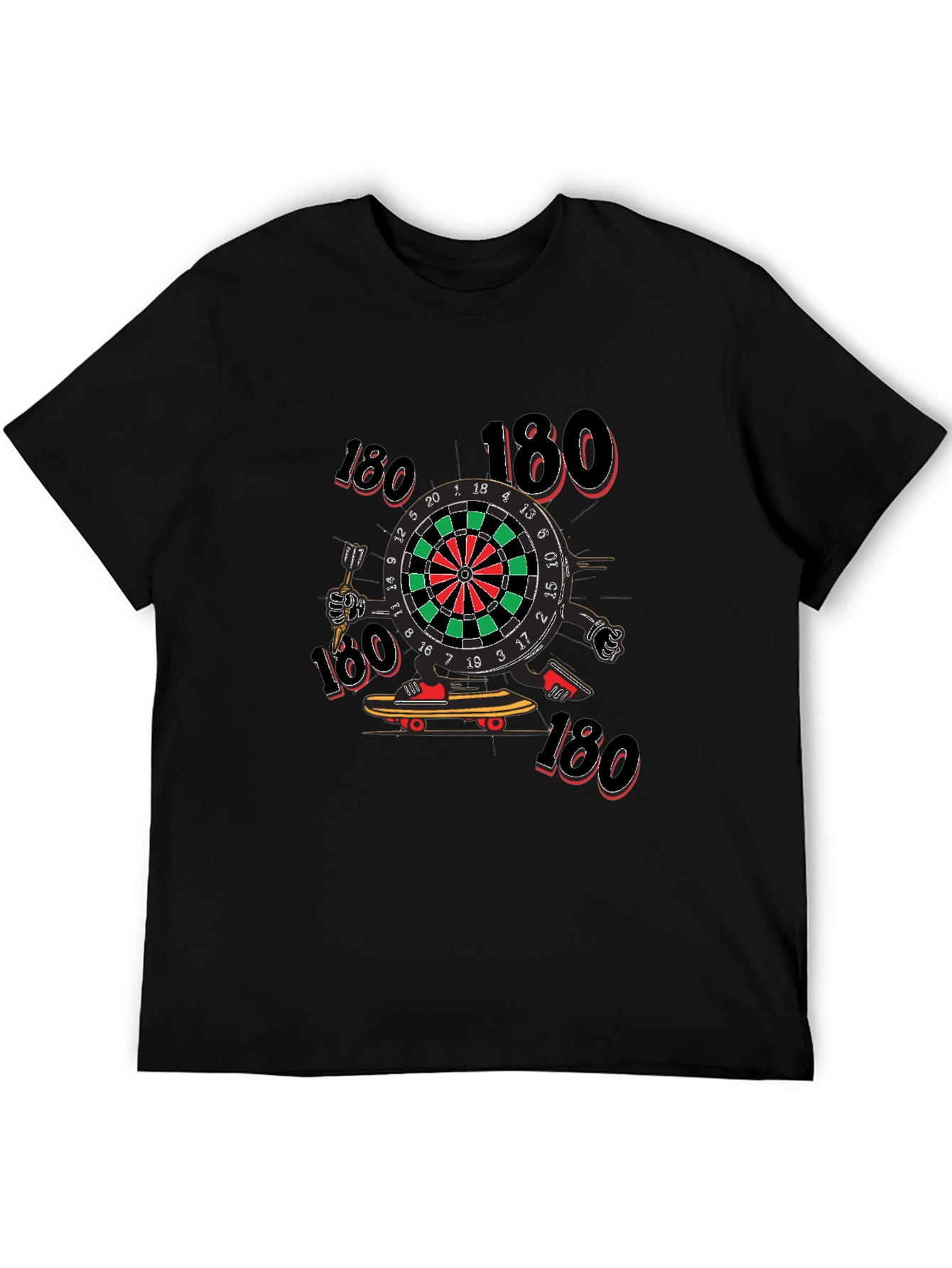 Darts 180 Black Graphic Tee