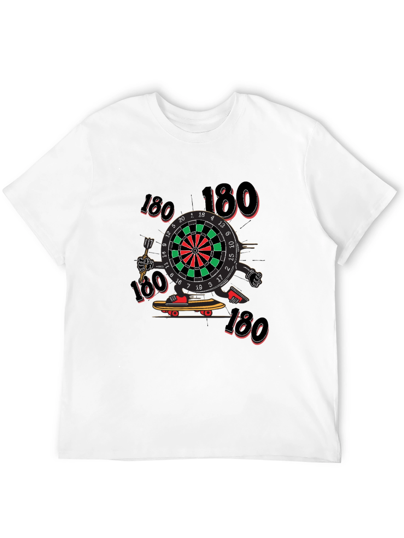 Darts 180 Black Graphic Tee
