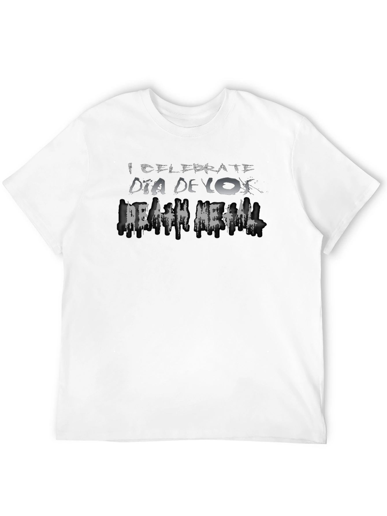 I Celebrate Dia De Los Death Metal Black T-Shirt