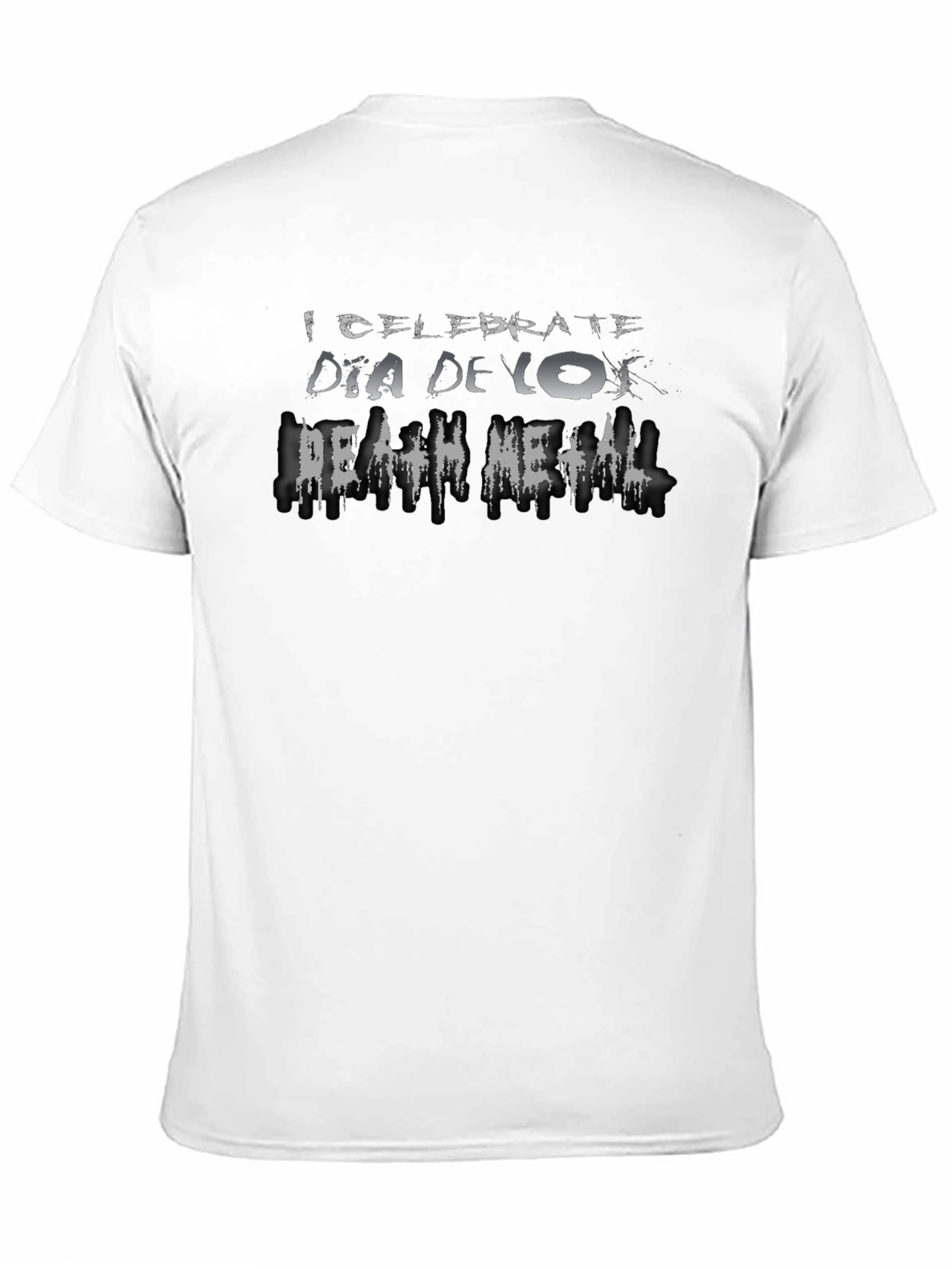 I Celebrate Dia De Los Death Metal Black T-Shirt