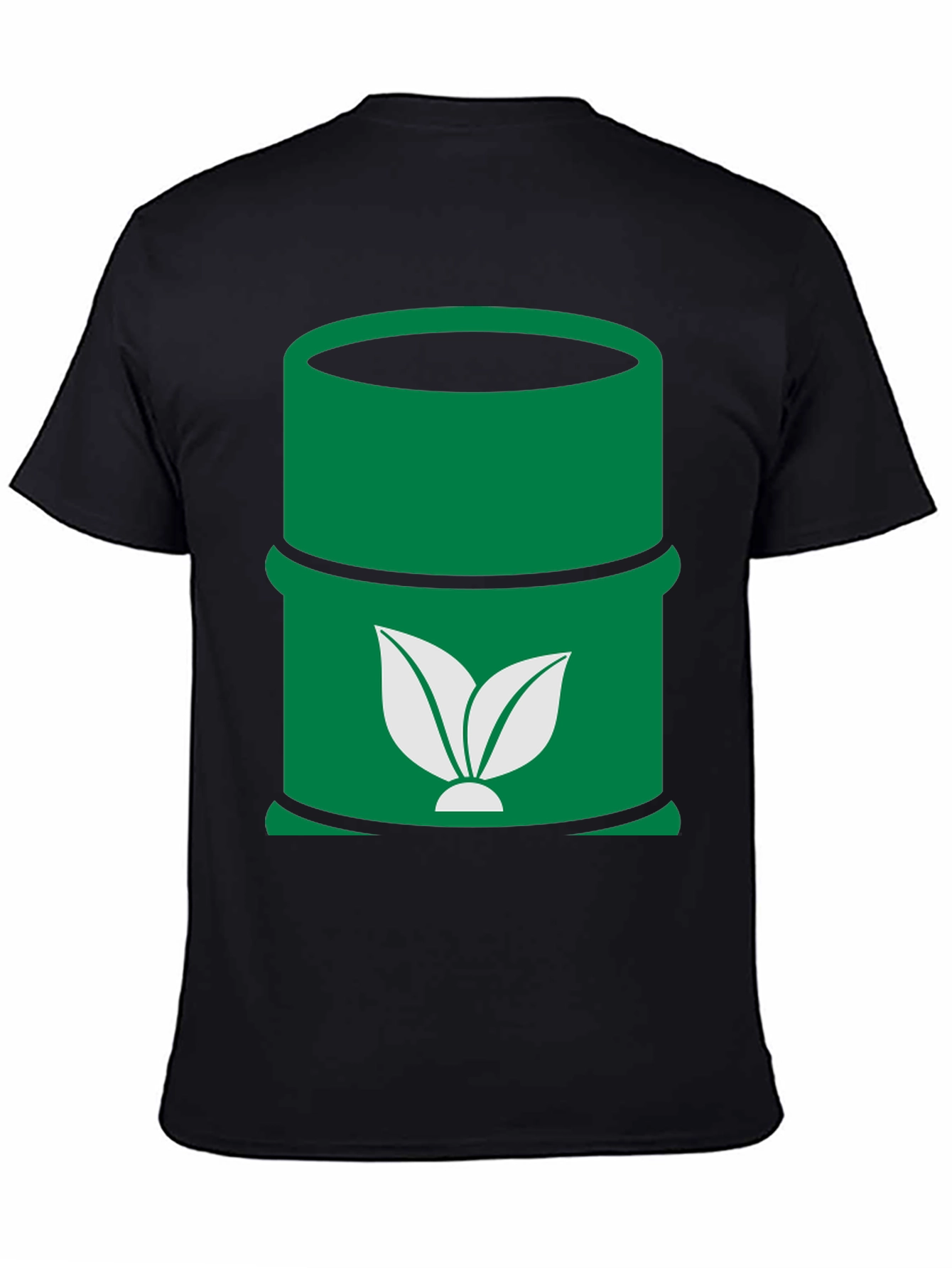 Eco-Friendly Green Barrel Graphic Tee