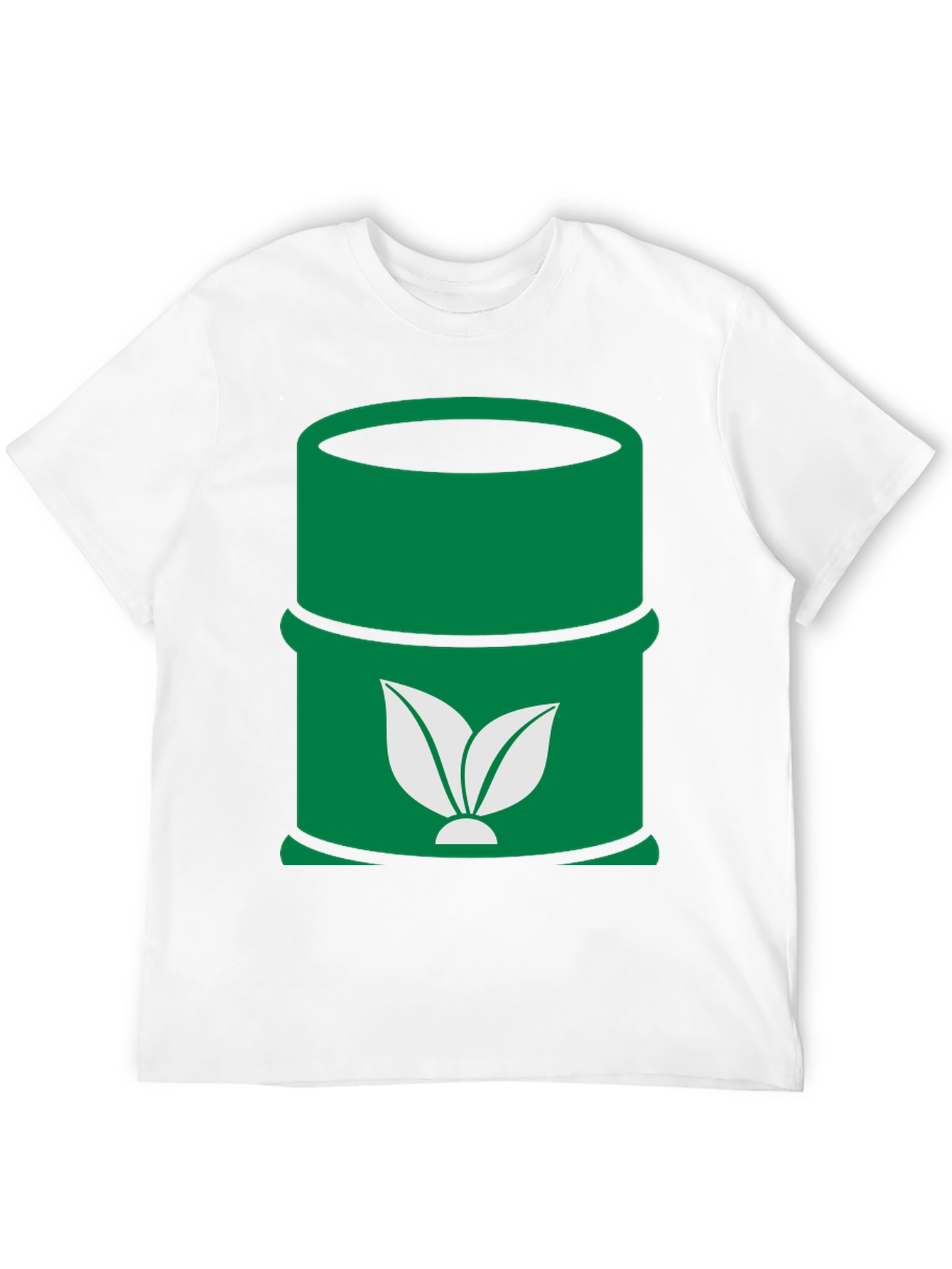 Eco-Friendly Green Barrel Graphic Tee