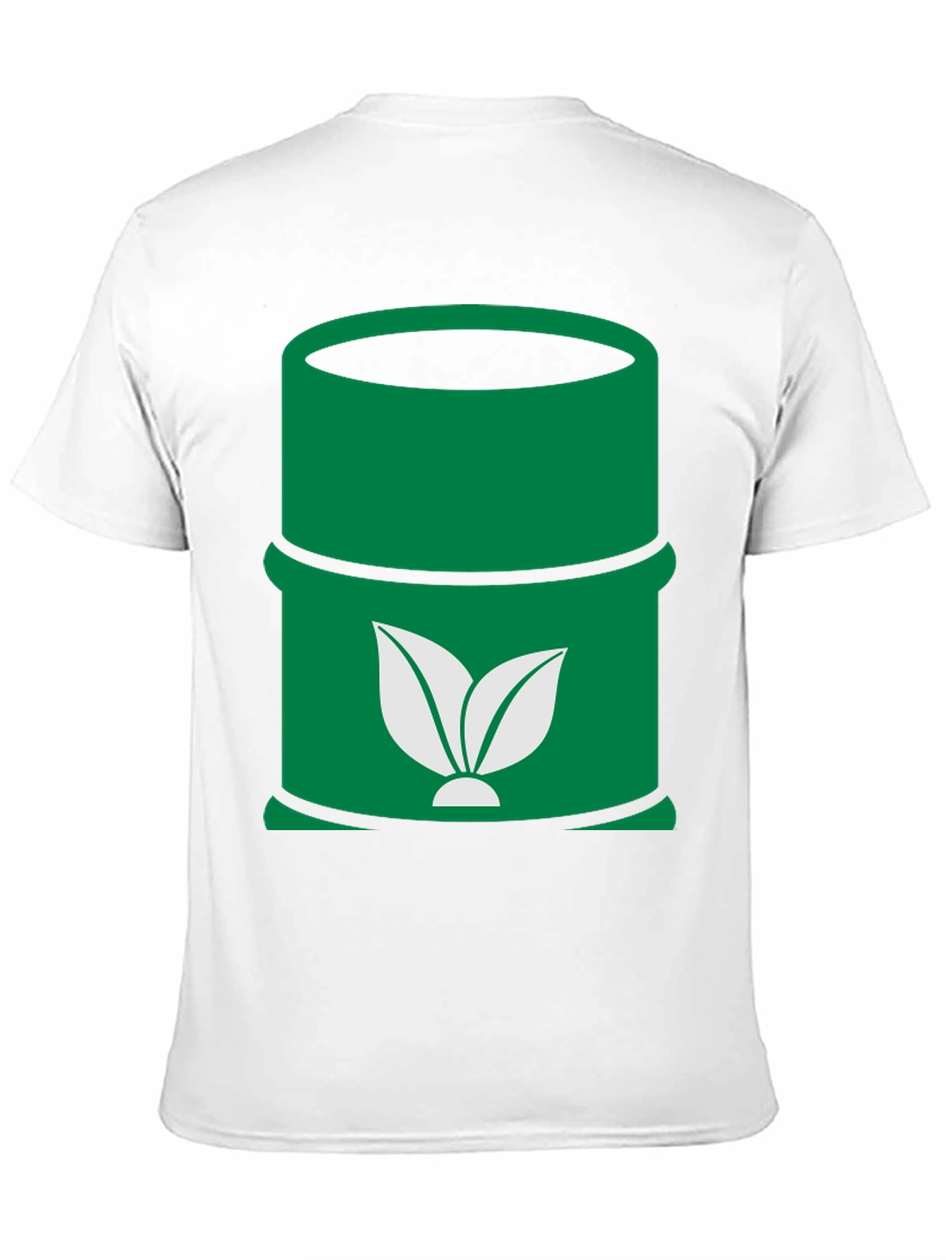 Eco-Friendly Green Barrel Graphic Tee