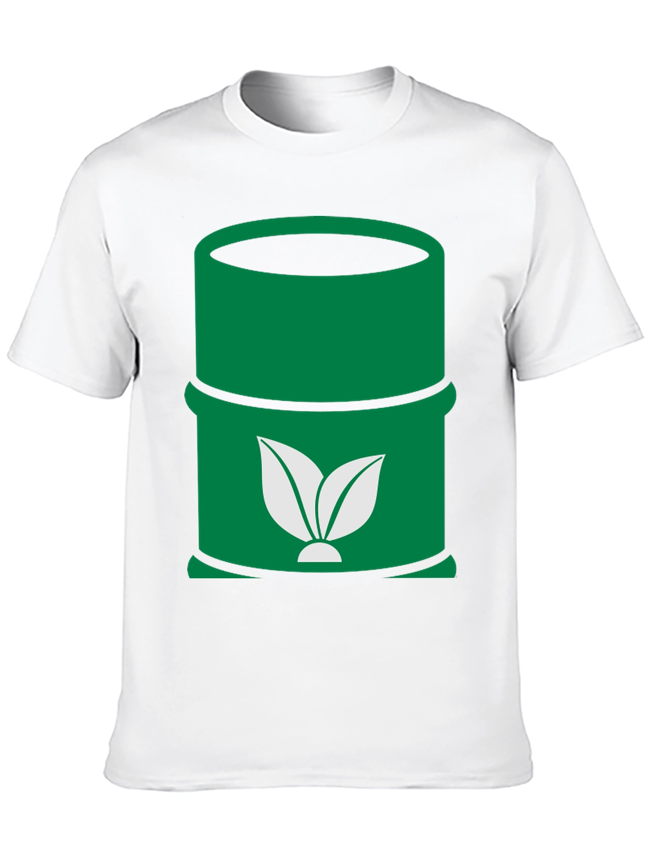 Eco-Friendly Green Barrel Graphic Tee