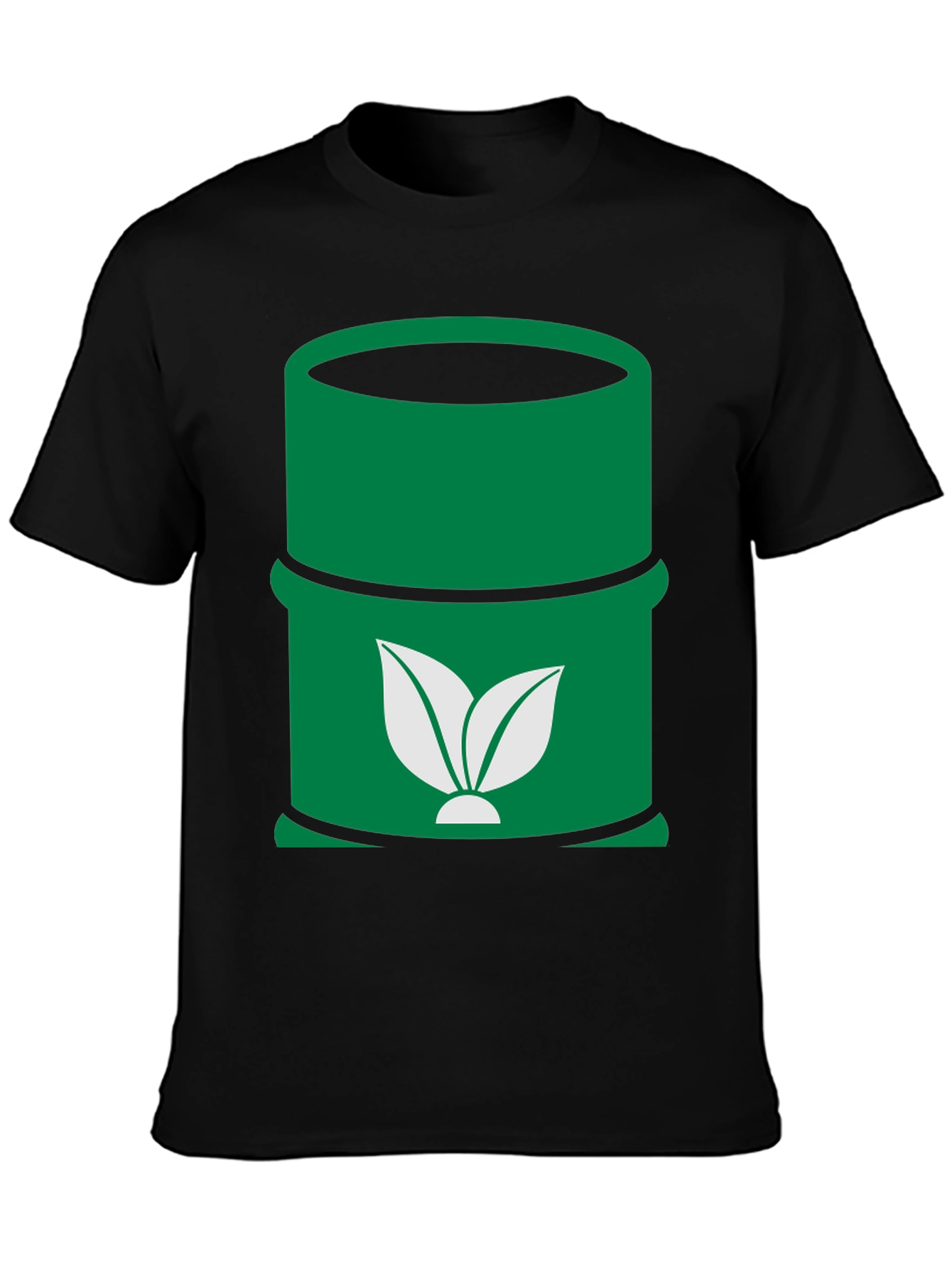 Eco-Friendly Green Barrel Graphic Tee