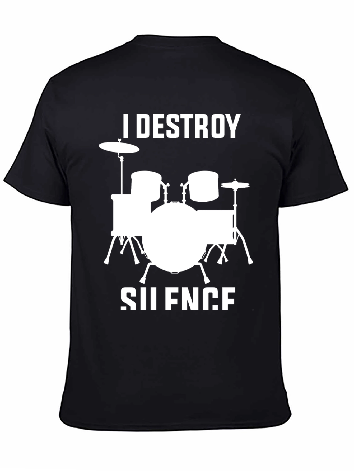 I Destroy Silence Drummer T-Shirt