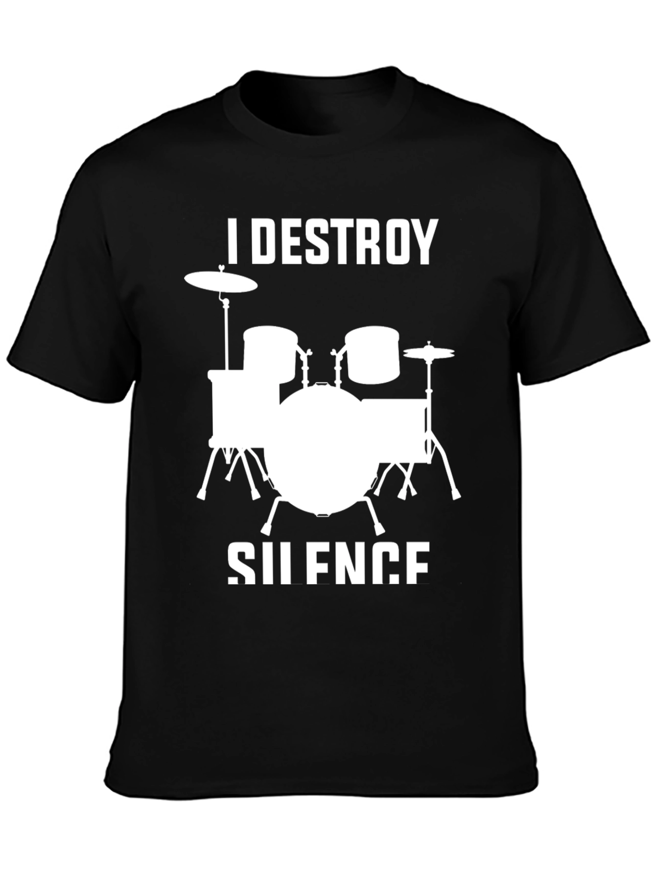 I Destroy Silence Drummer T-Shirt