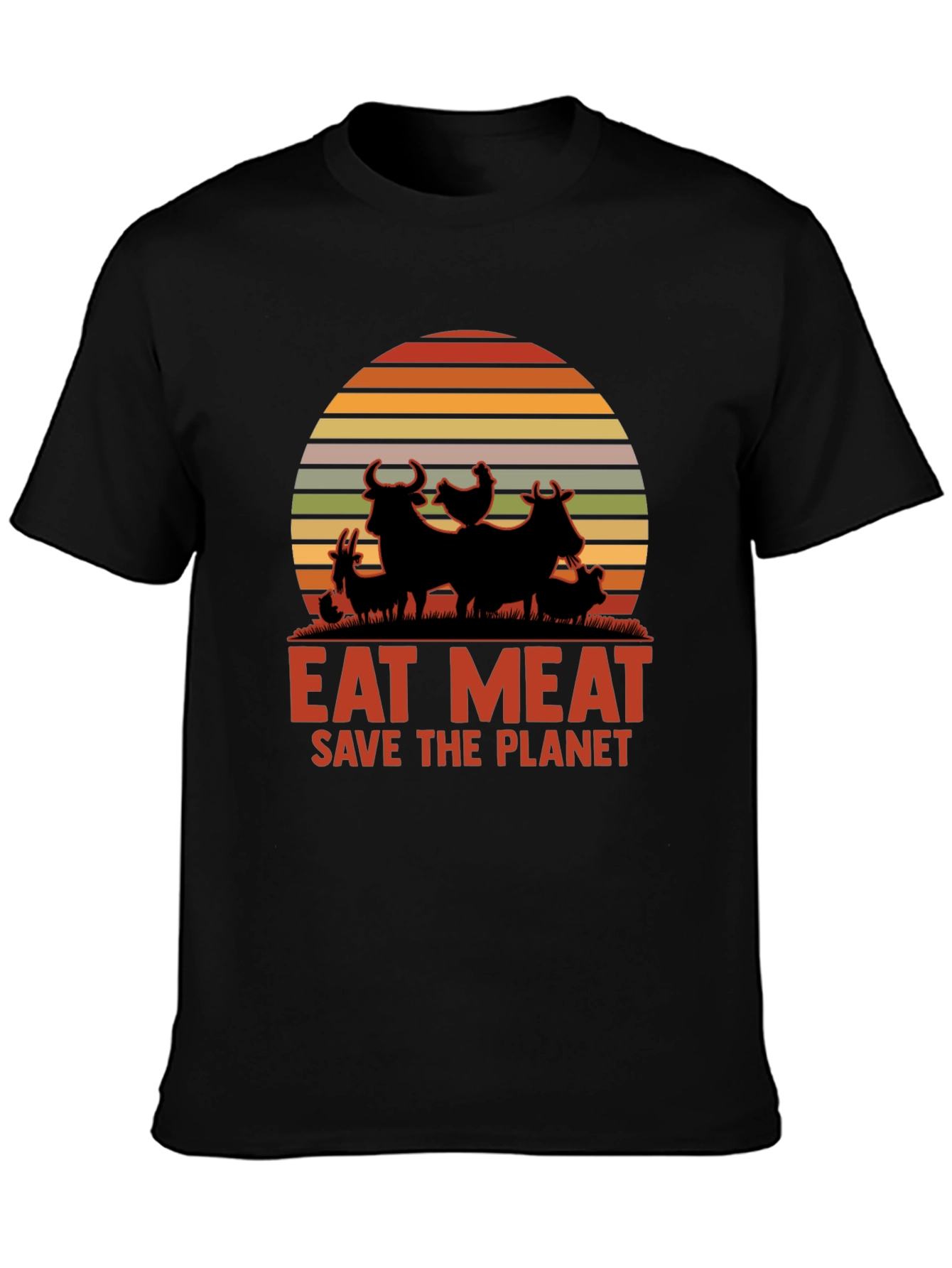 Eat Meat Save the Planet Graphic Tee