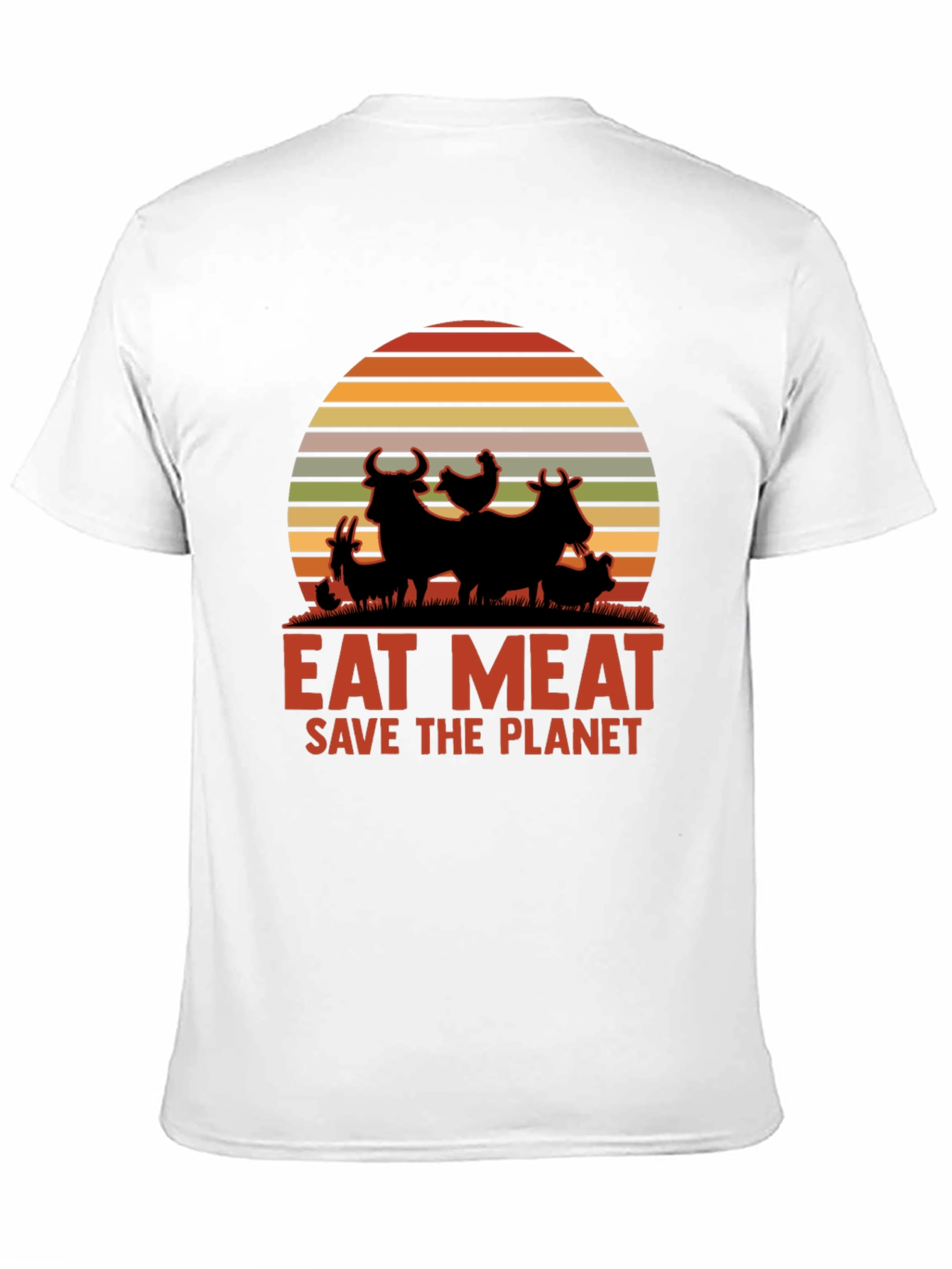 Eat Meat Save the Planet Graphic Tee