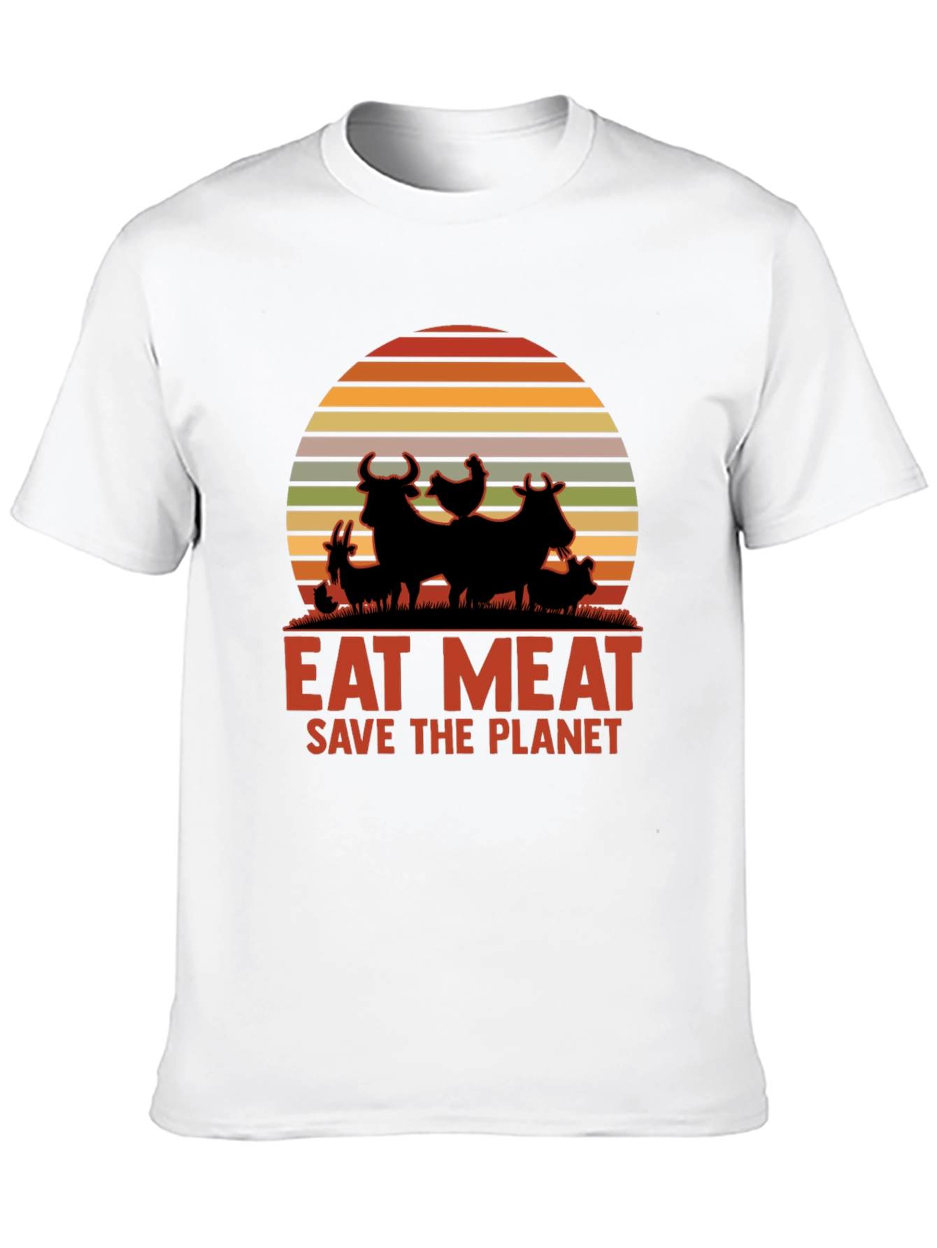 Eat Meat Save the Planet Graphic Tee