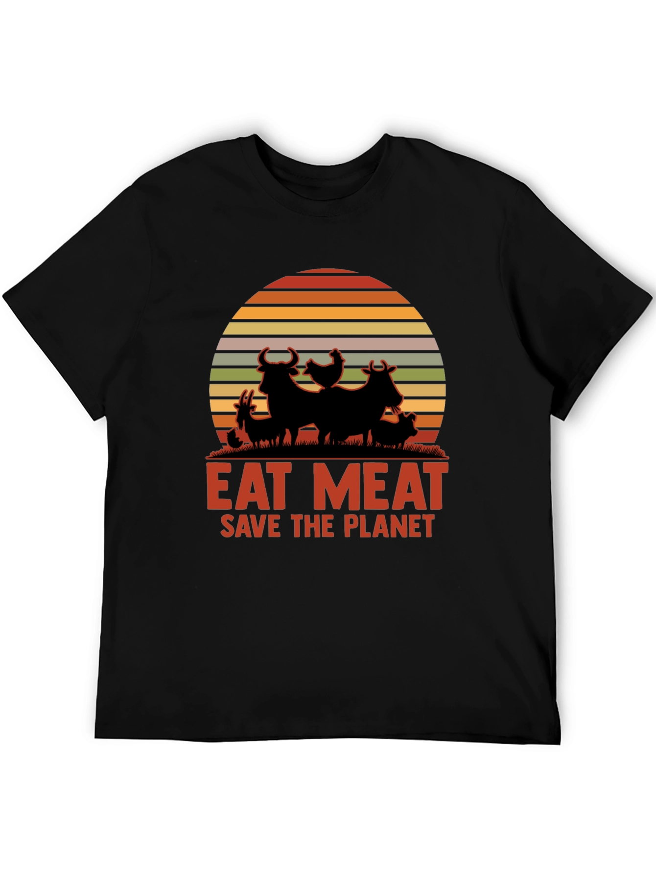 Eat Meat Save the Planet Graphic Tee