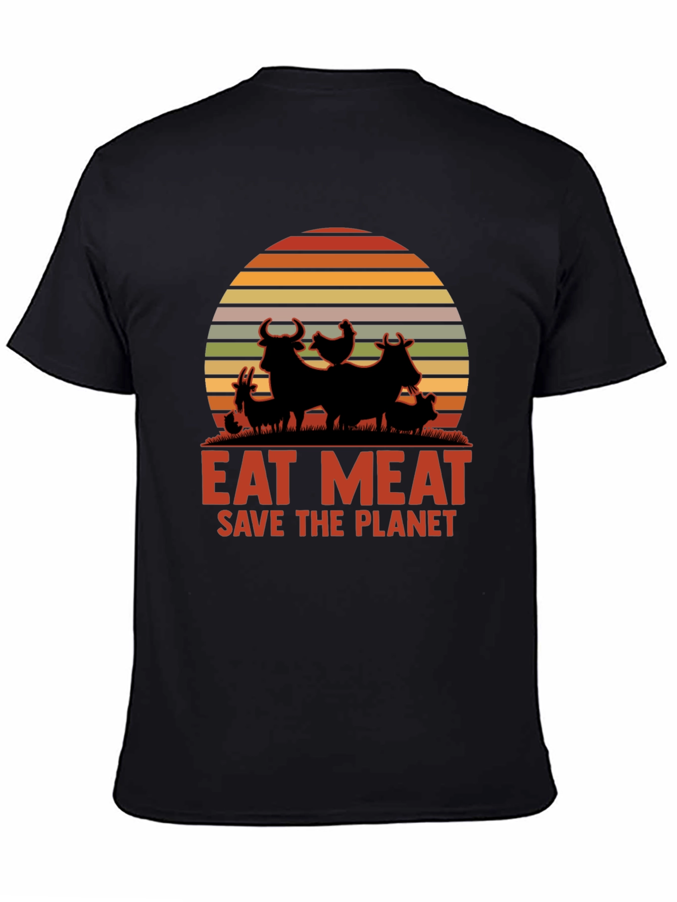 Eat Meat Save the Planet Graphic Tee