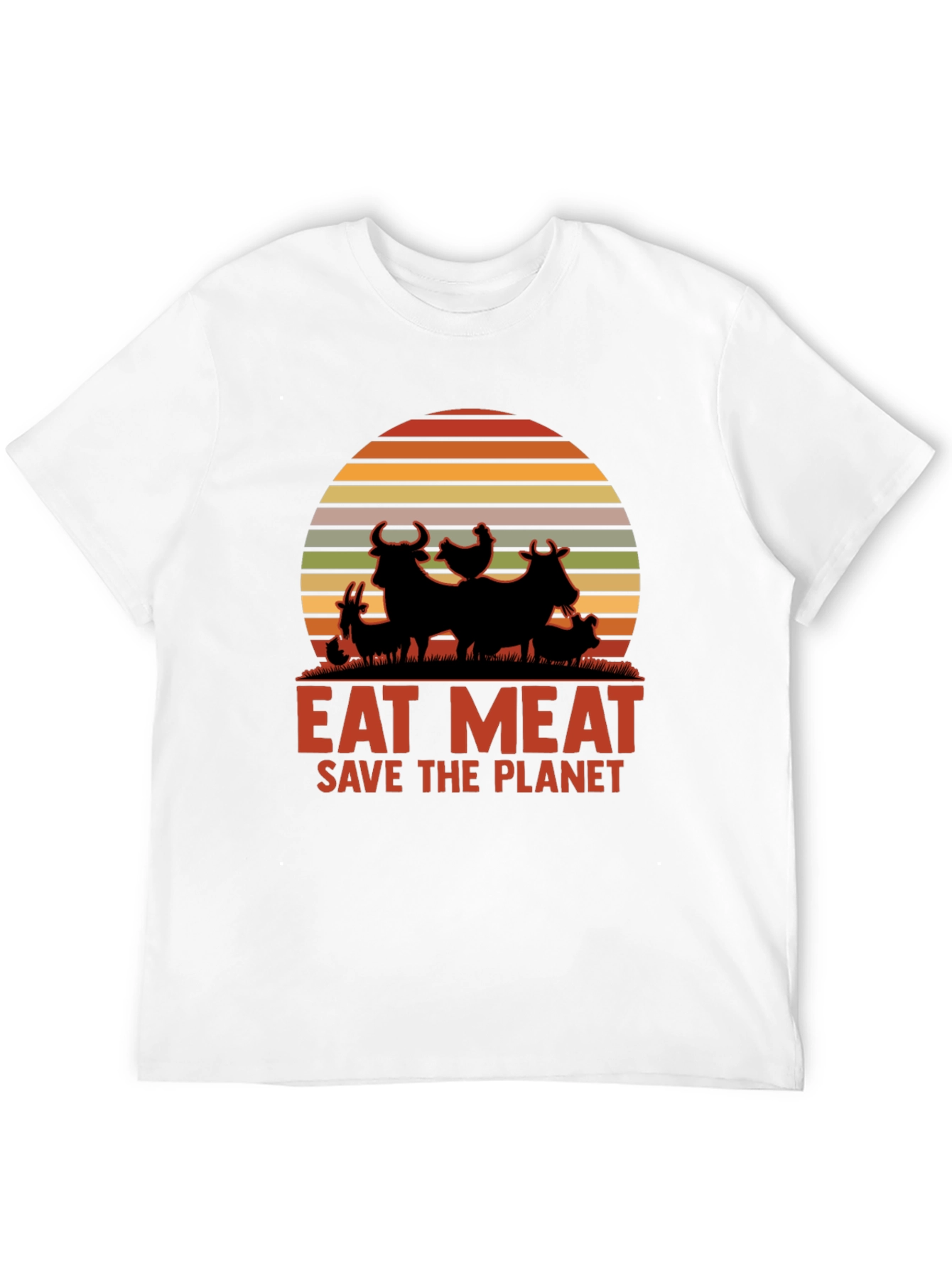 Eat Meat Save the Planet Graphic Tee