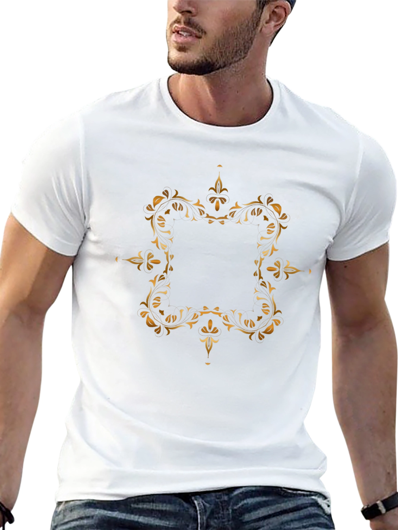 Ornate Square Graphic Tee