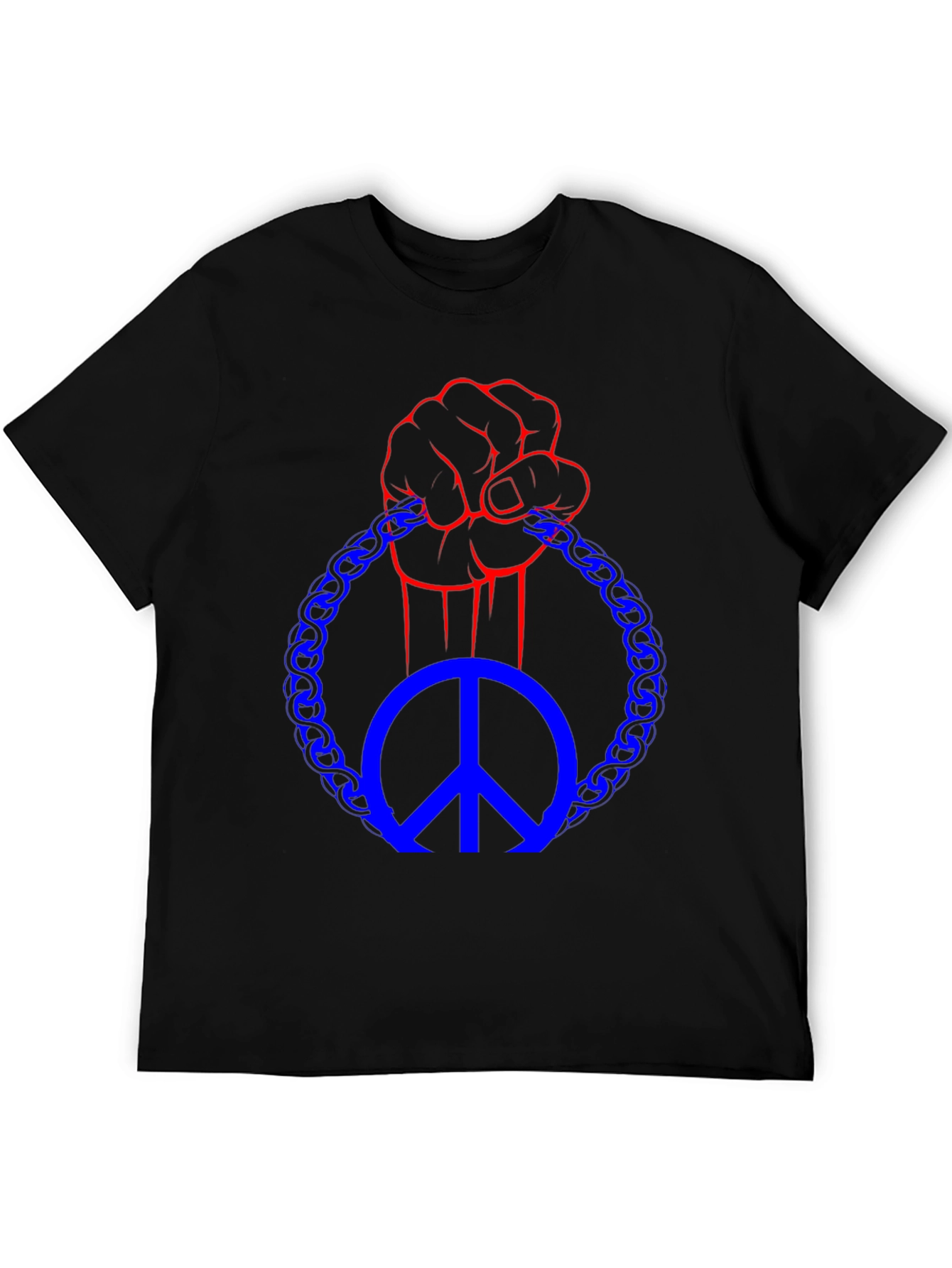 Peace Fist Graphic Tee - Black