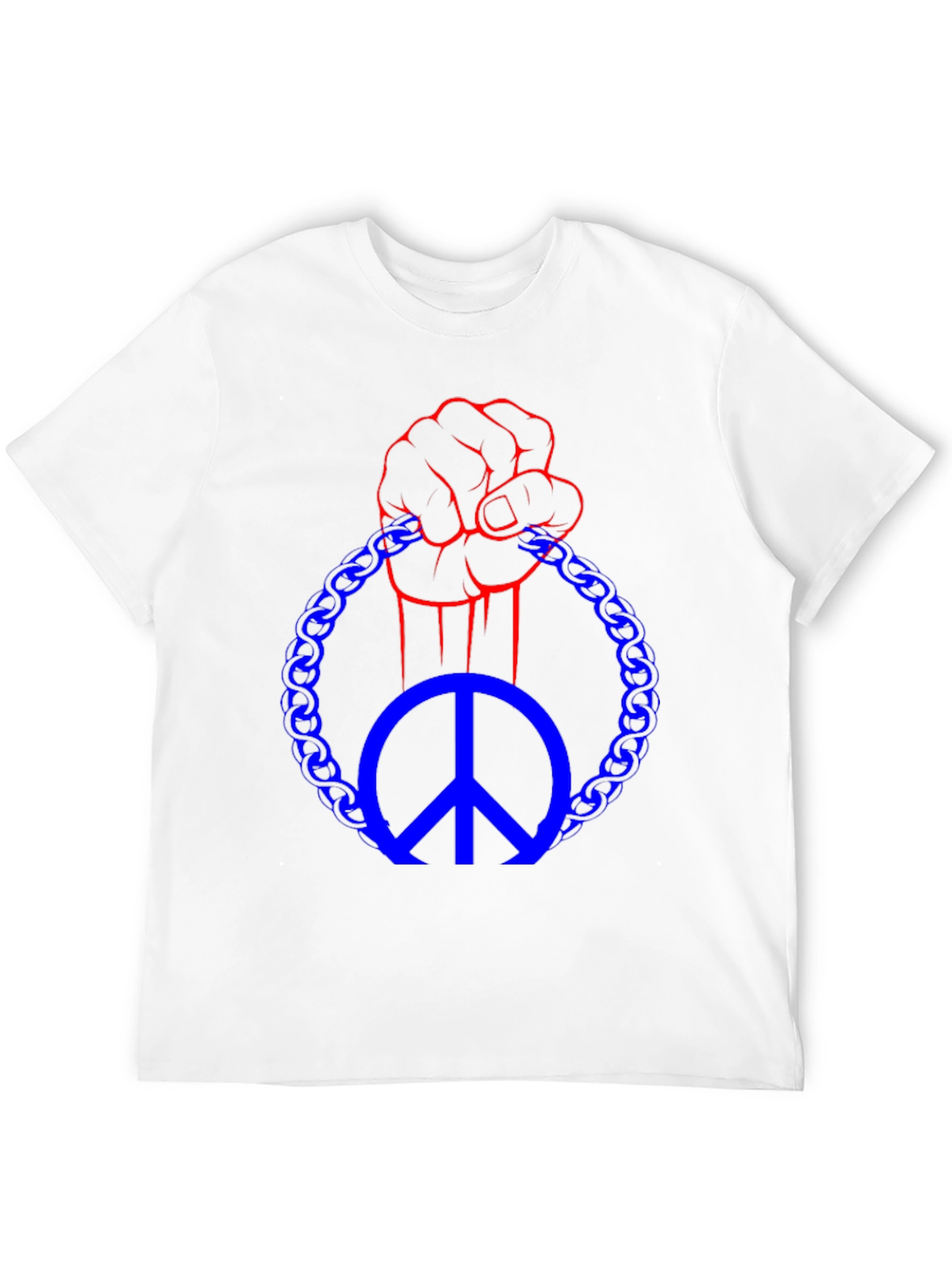 Peace Fist Graphic Tee - Black