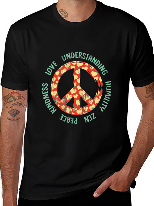 Peace Sign T-Shirt Love Understanding Kindness