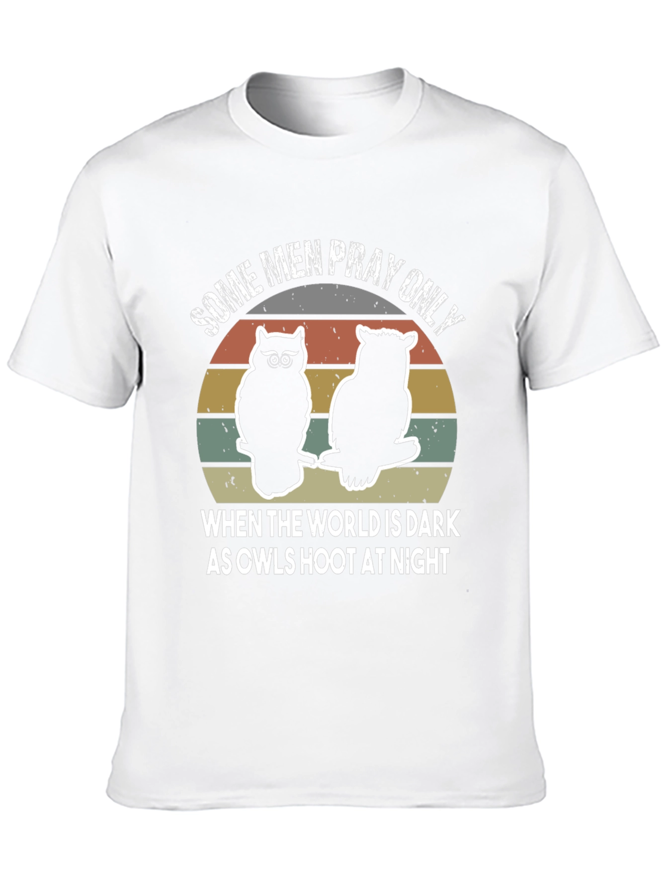 Mens Owl Graphic T-Shirt