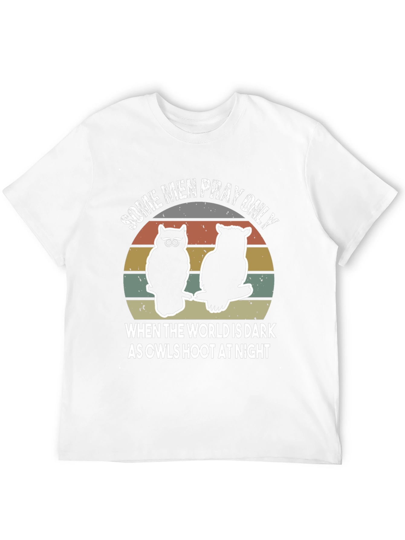Mens Owl Graphic T-Shirt