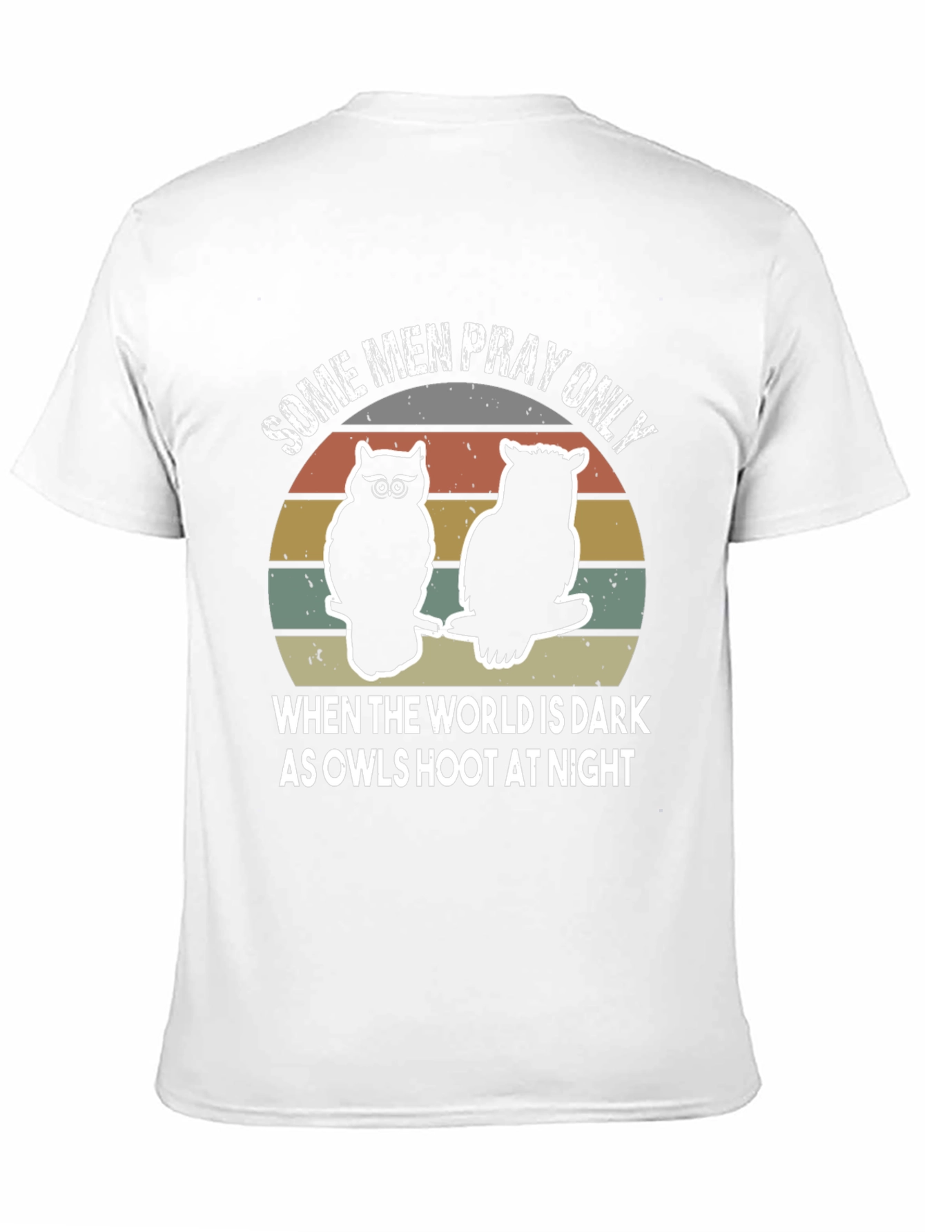 Mens Owl Graphic T-Shirt