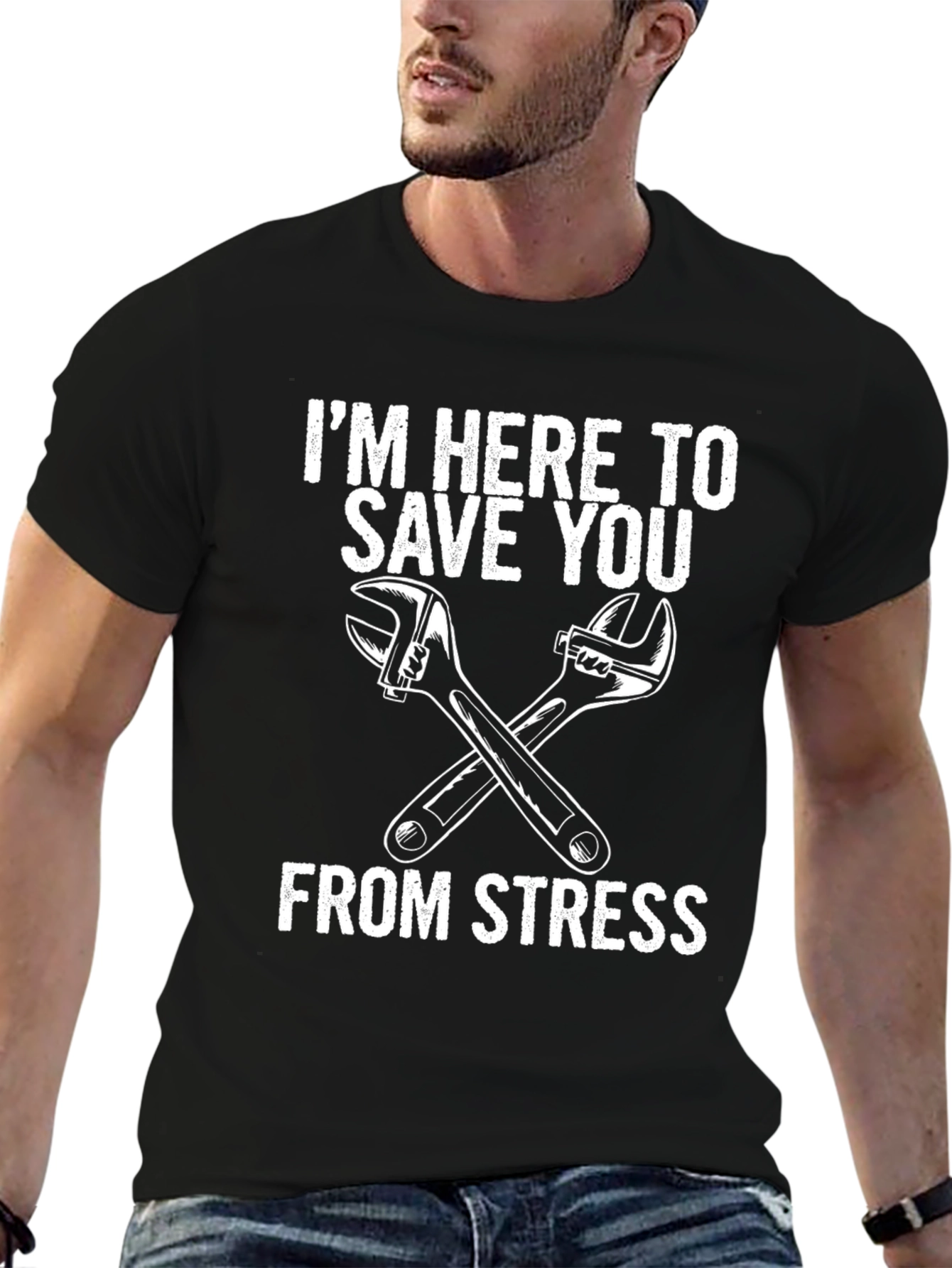 Save You From Stress Wrench Graphic Tee
