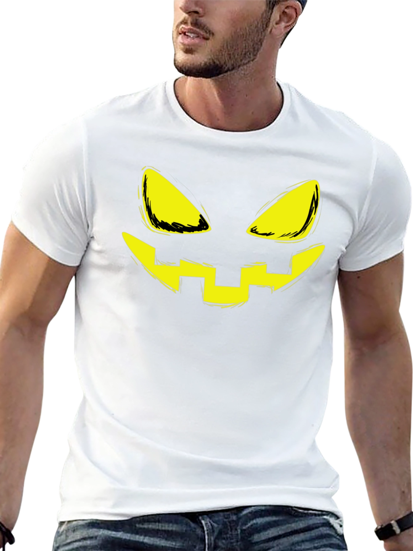 Halloween Pumpkin Face T-Shirt