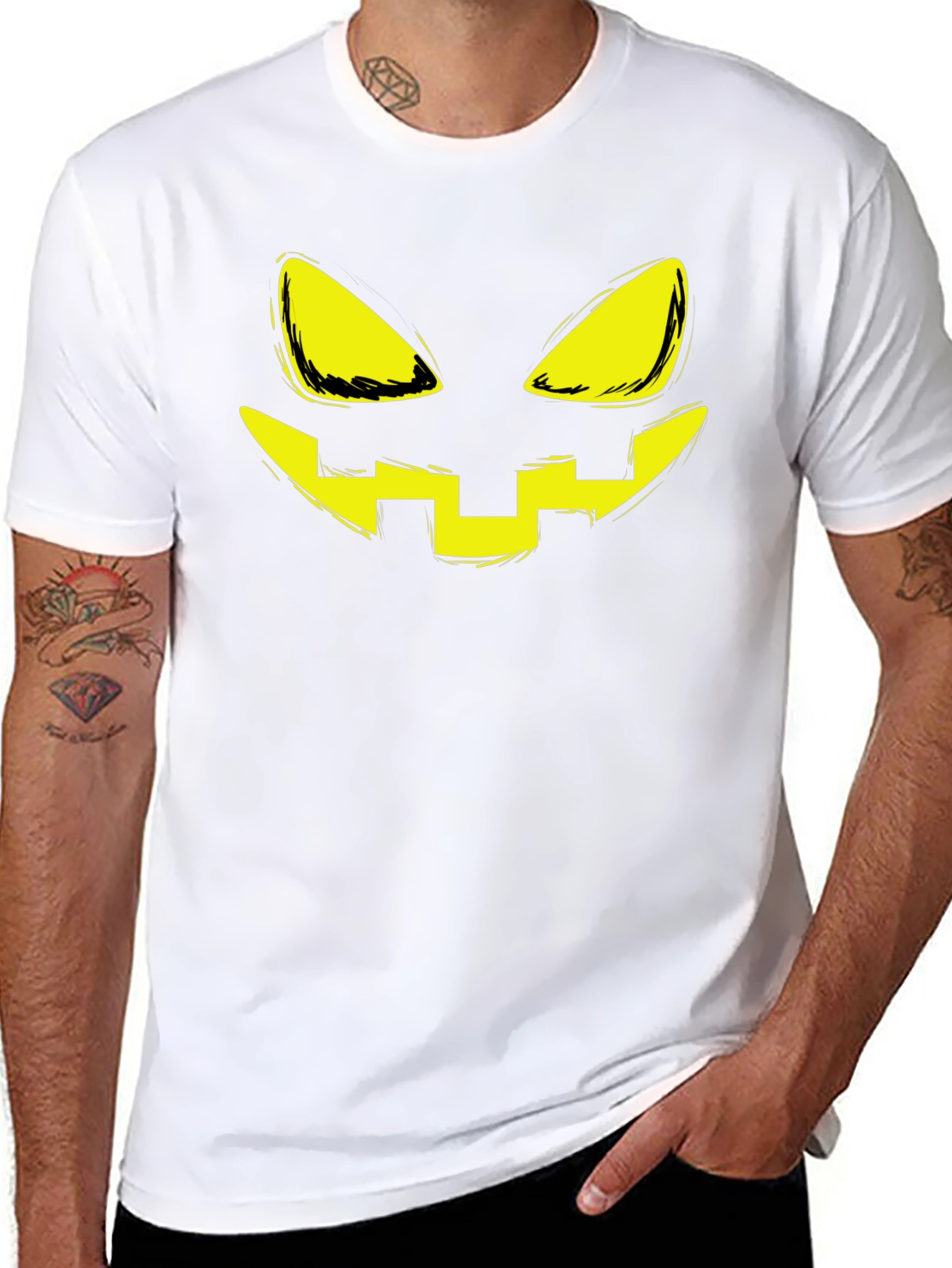 Halloween Pumpkin Face T-Shirt