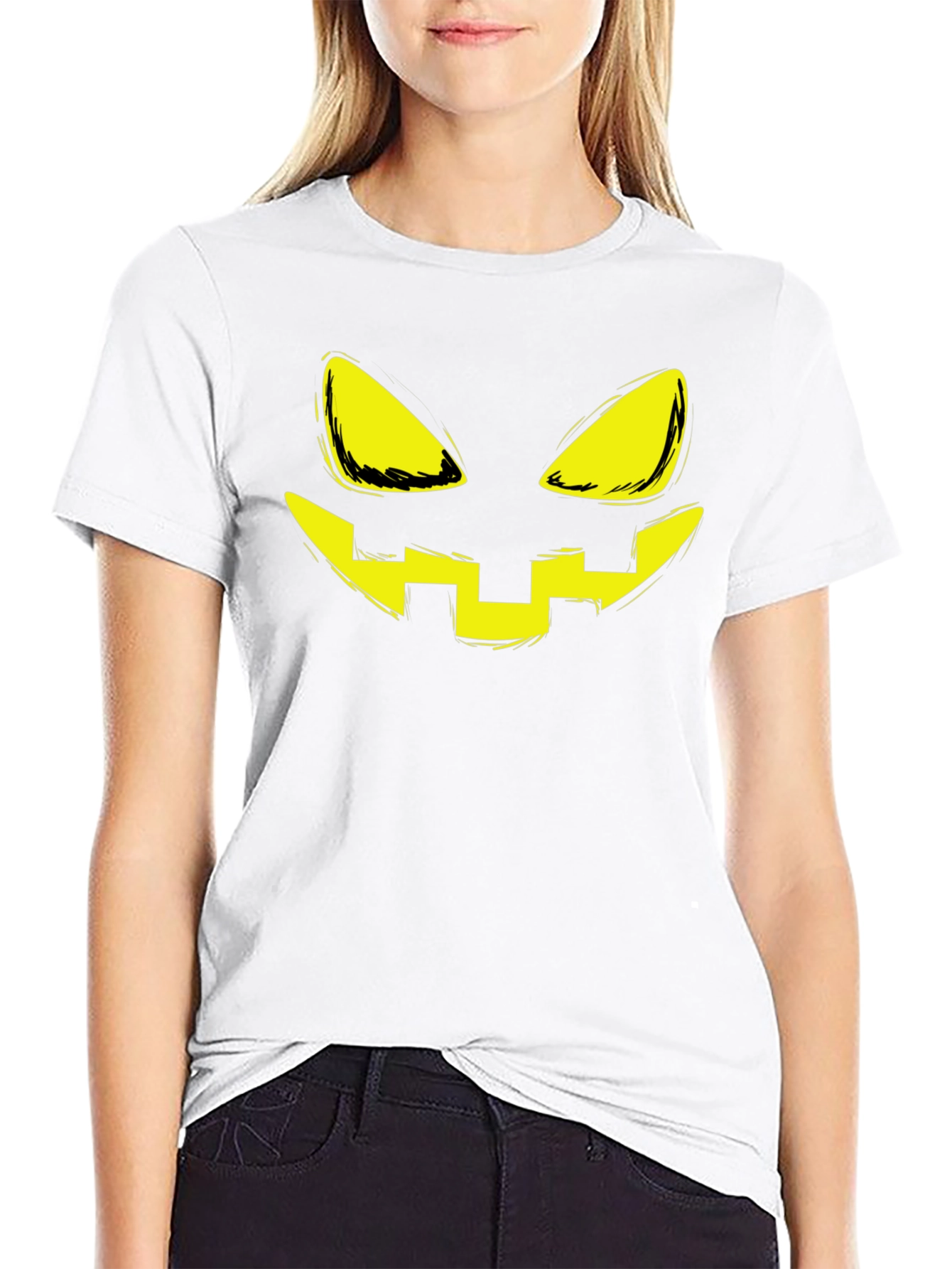 Halloween Pumpkin Face T-Shirt