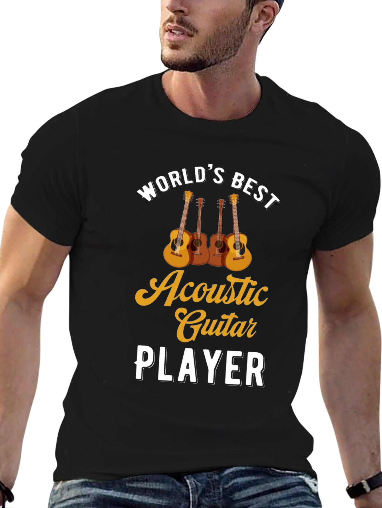 Worlds Best Acoustic Guitar Player T-Shirt