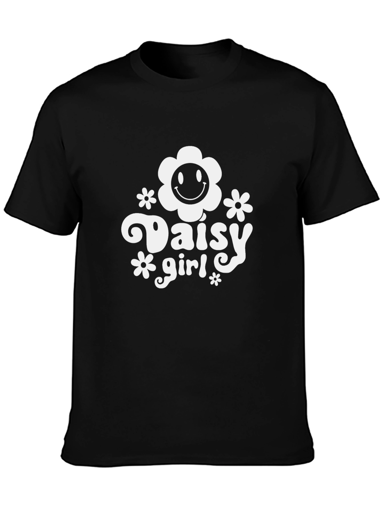Daisy Girl Graphic Tee - Trendy Comfort