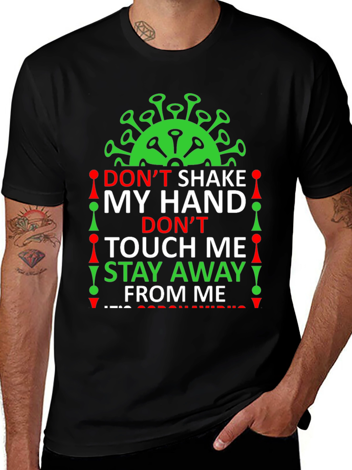Dont Shake My Hand Graphic T-Shirt