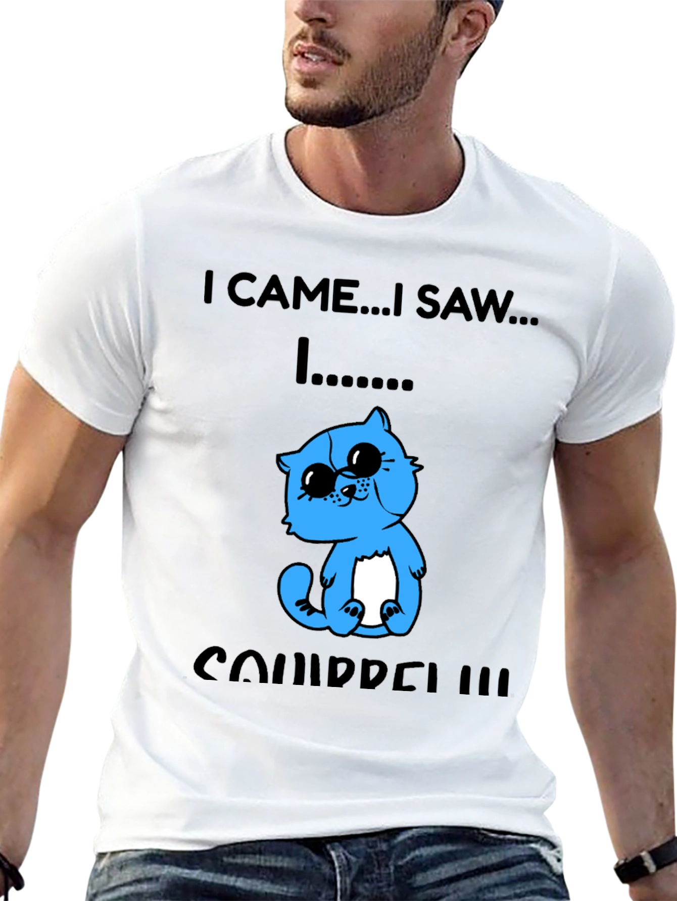 I Came I Saw I Squirrel T-Shirt Funny