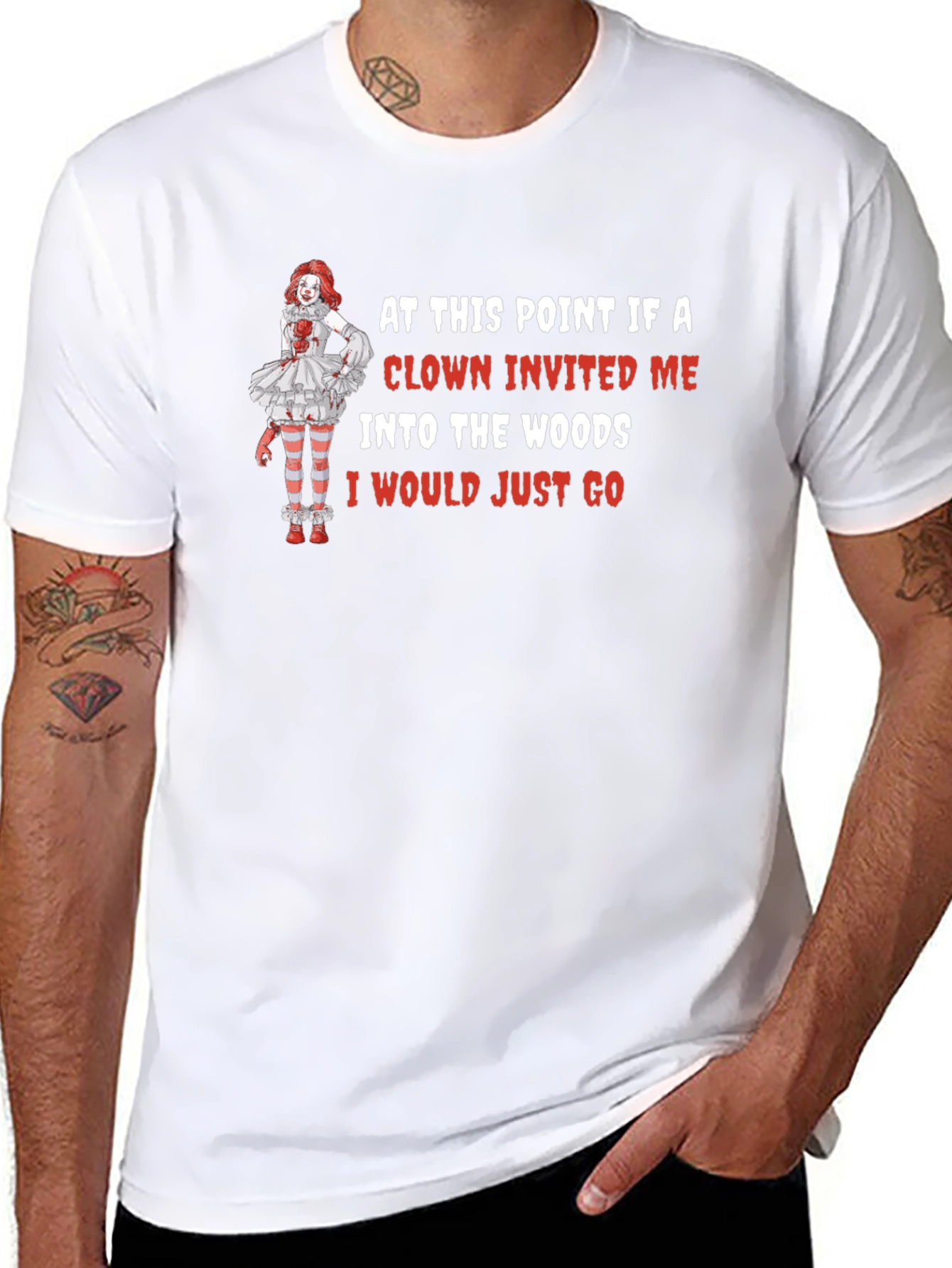 Clown Invitation Graphic T-Shirt