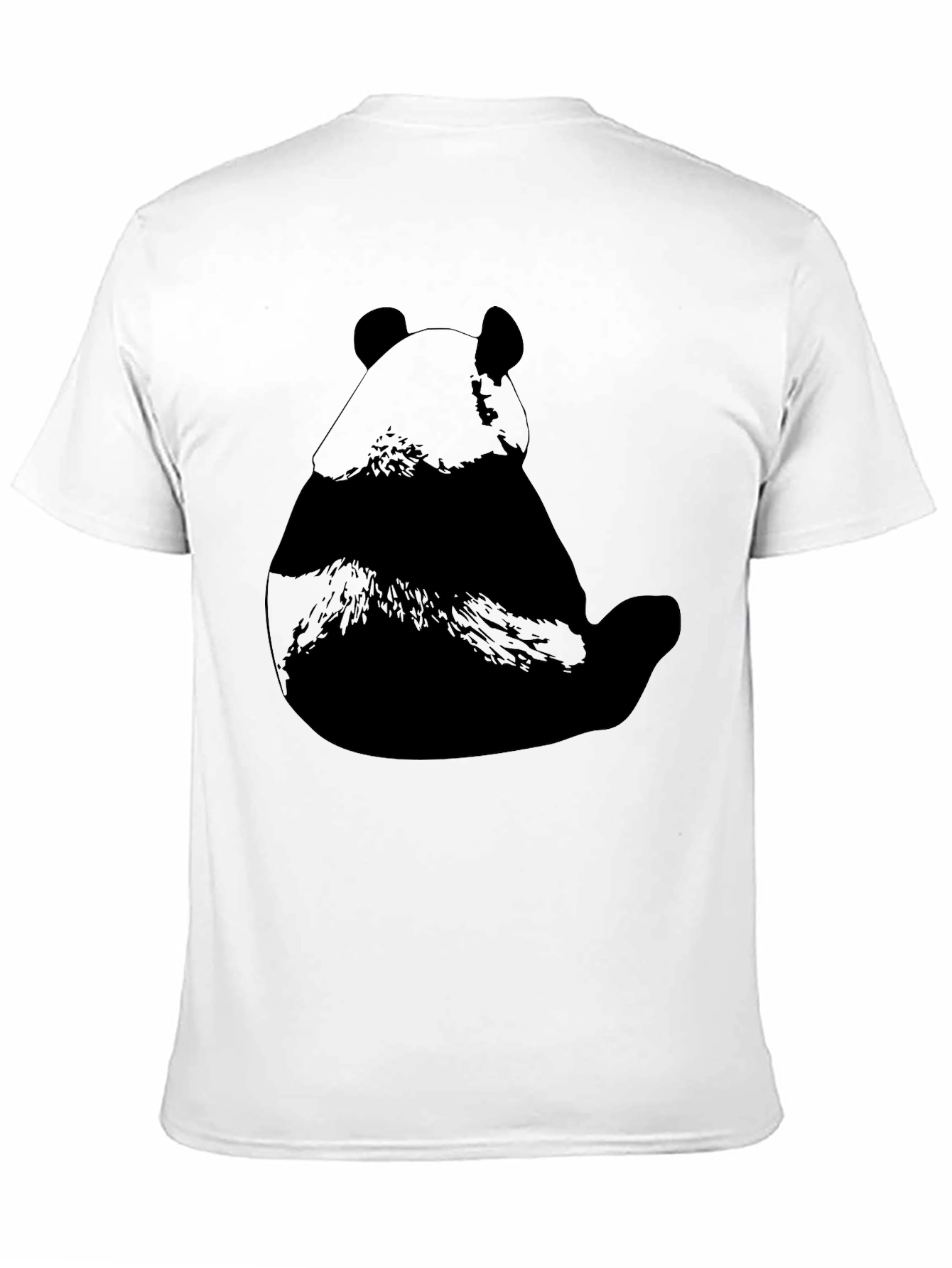 Black Panda Silhouette T-Shirt