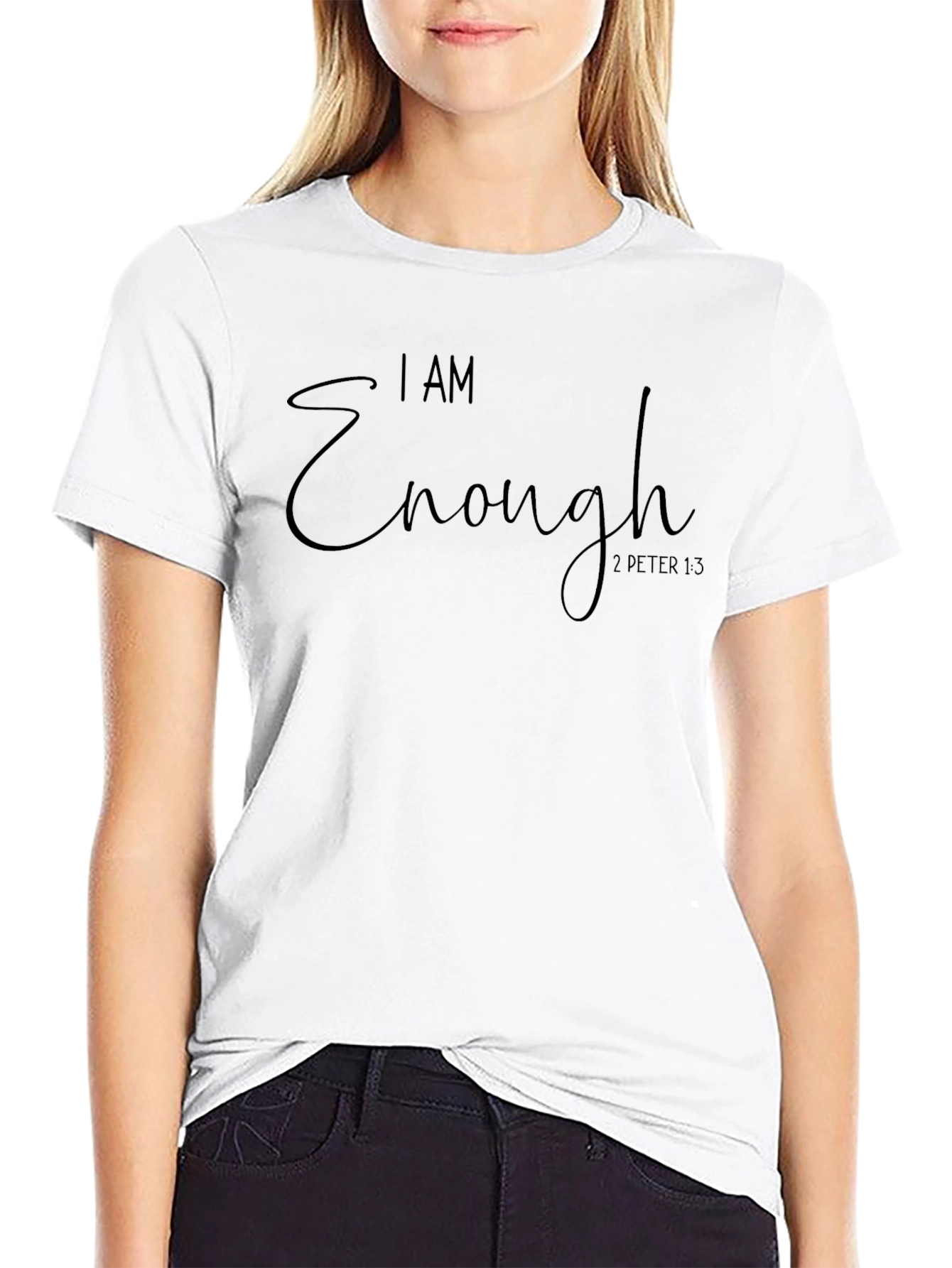 I Am Enough Graphic Tee - Motivational T-Shirt