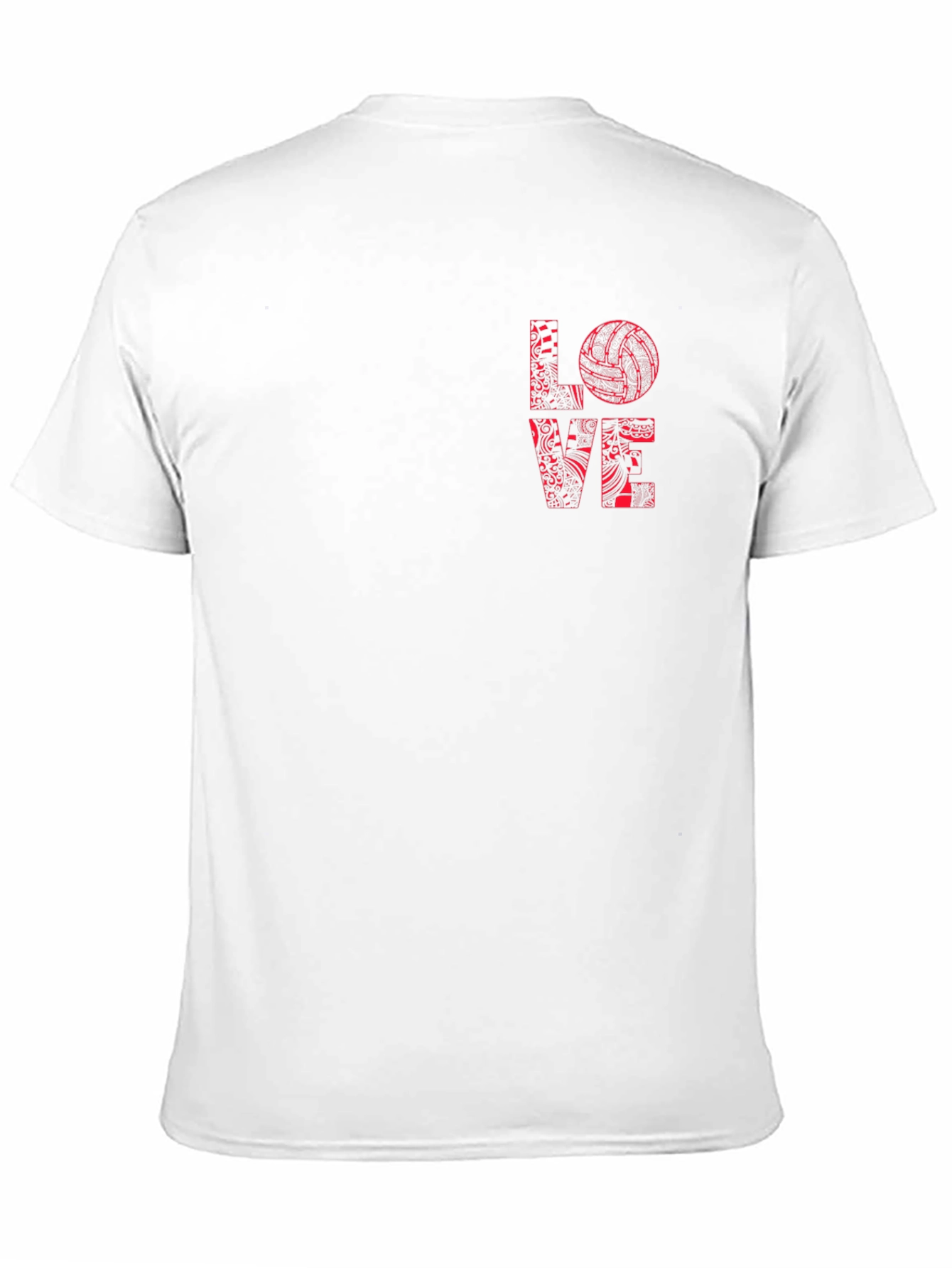 Love Volleyball Graphic Tee - Black