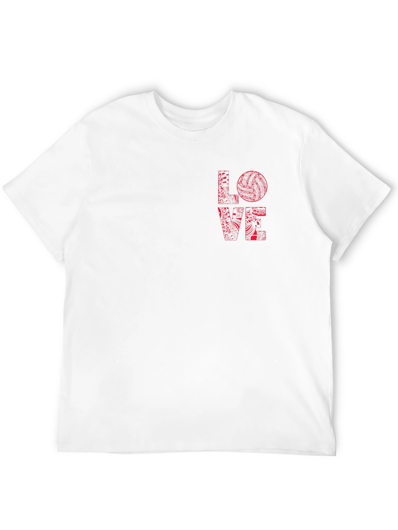 Love Volleyball Graphic Tee - Black