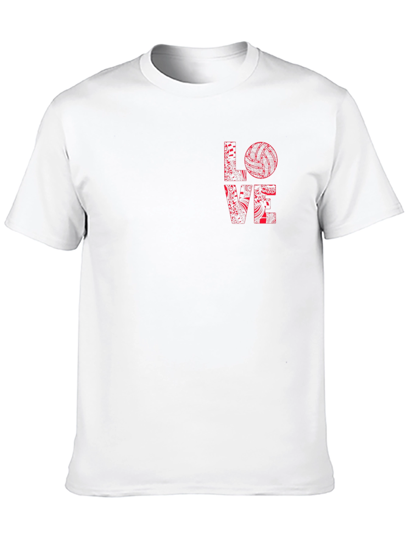 Love Volleyball Graphic Tee - Black