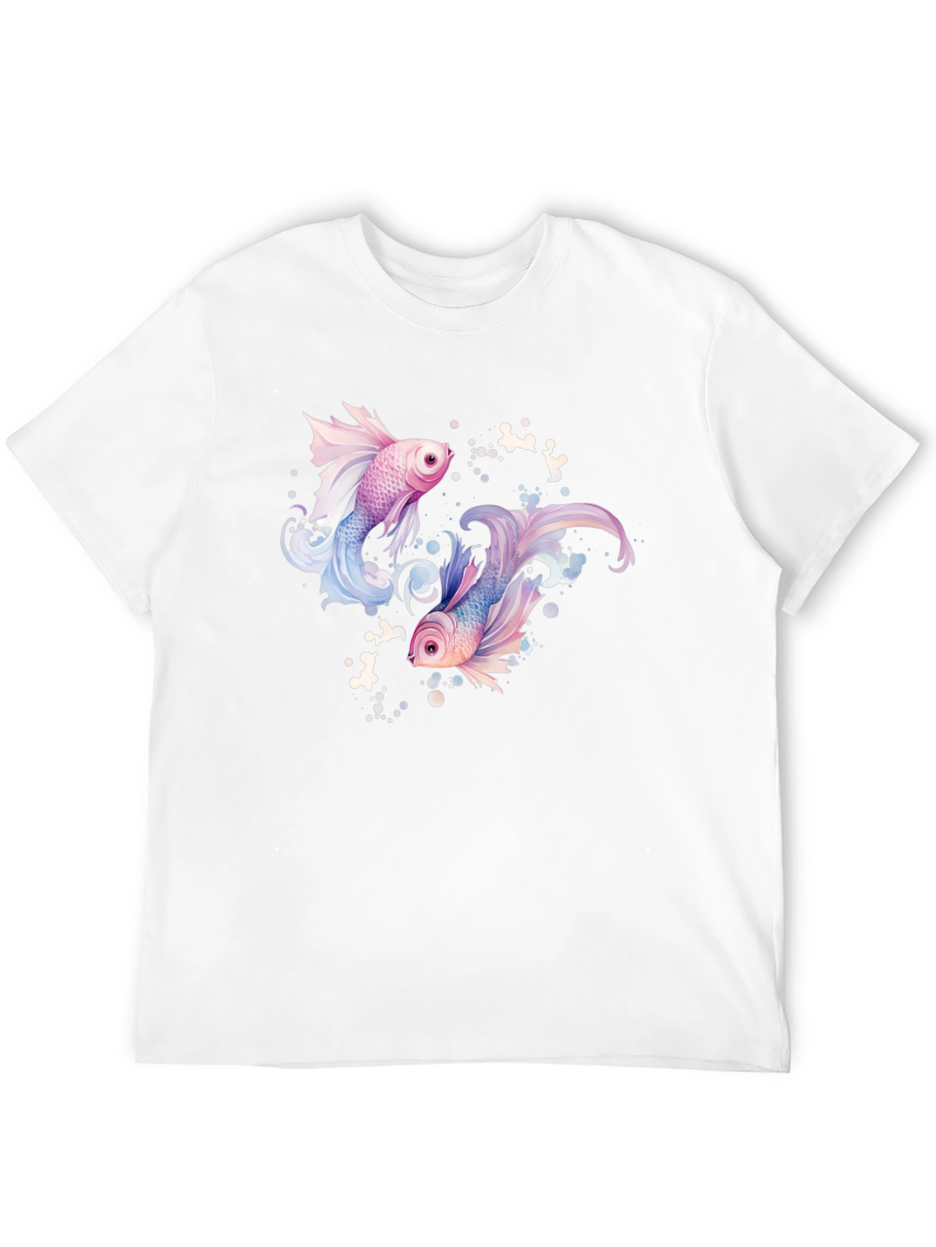 Fish Graphic Black T-Shirt
