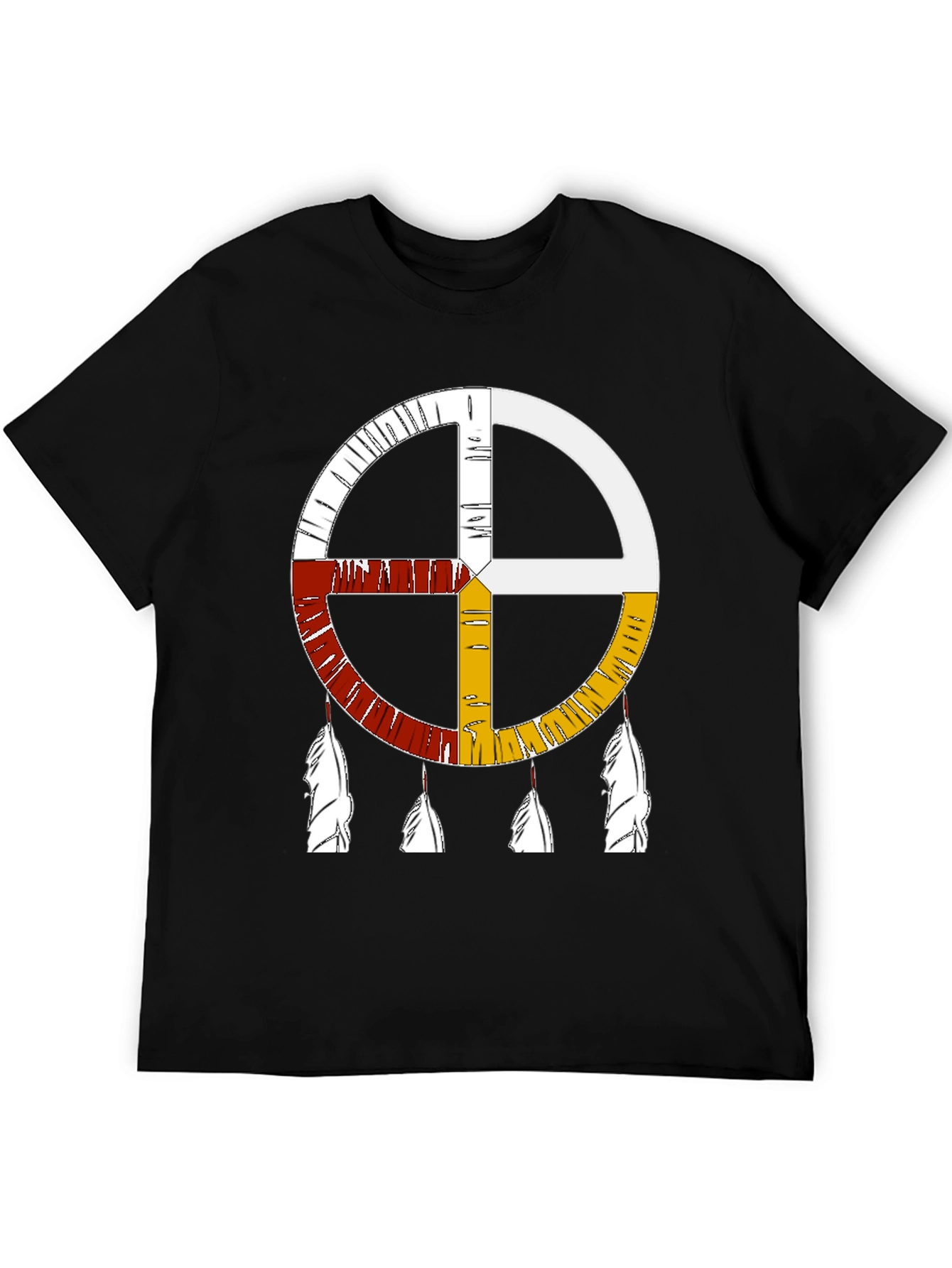 Medicine Wheel T-Shirt - Native American Inspired Design