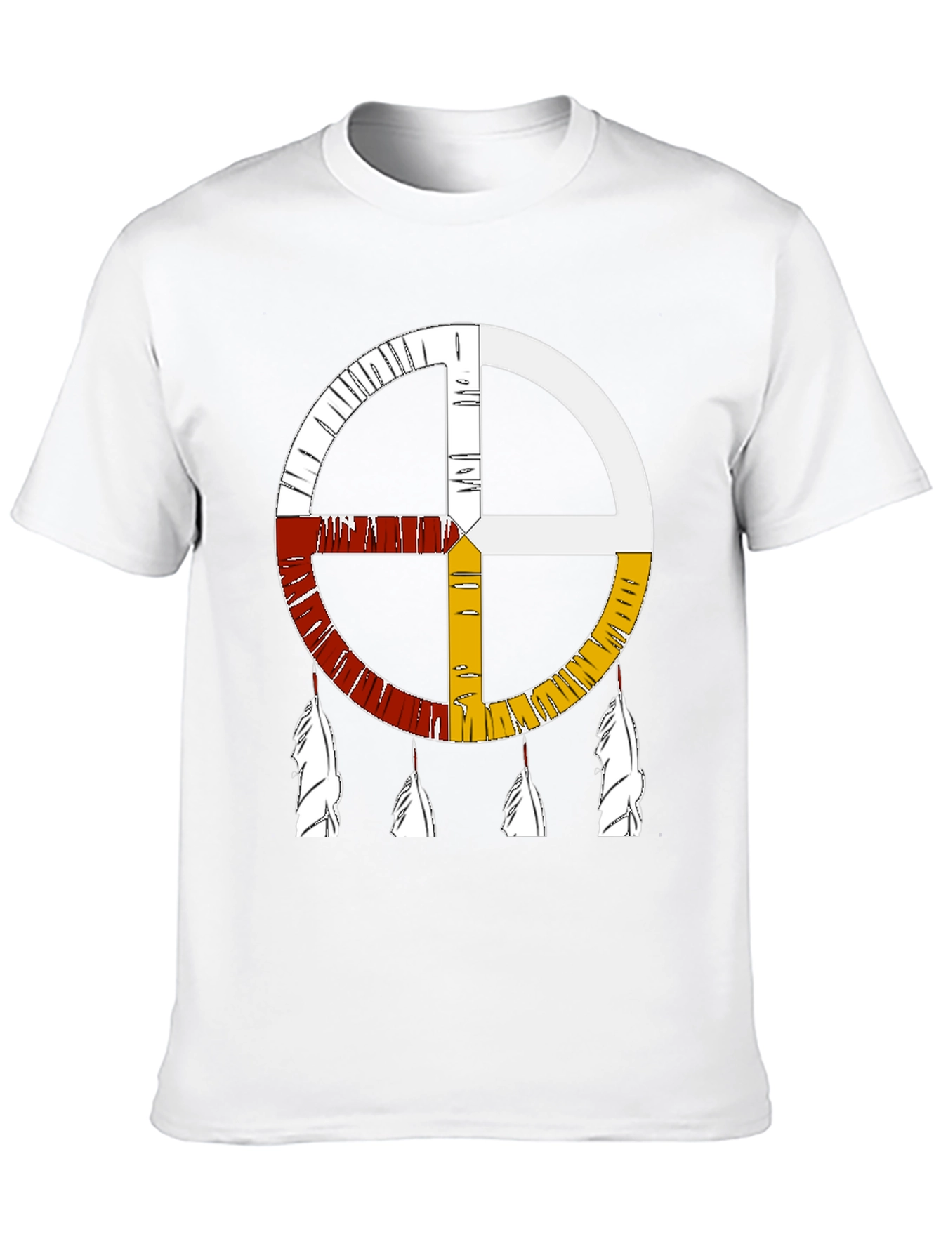 Medicine Wheel T-Shirt - Native American Inspired Design