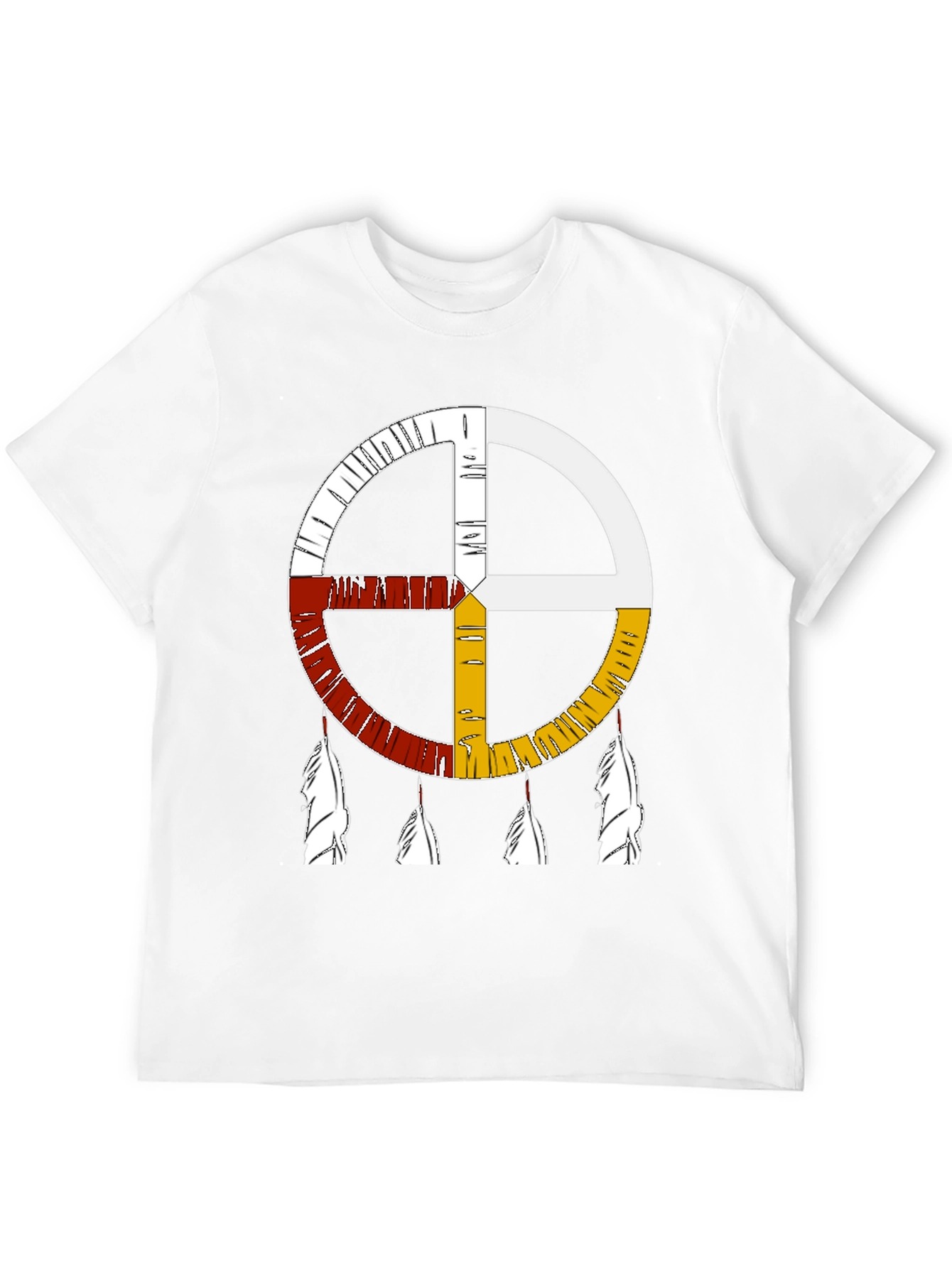 Medicine Wheel T-Shirt - Native American Inspired Design