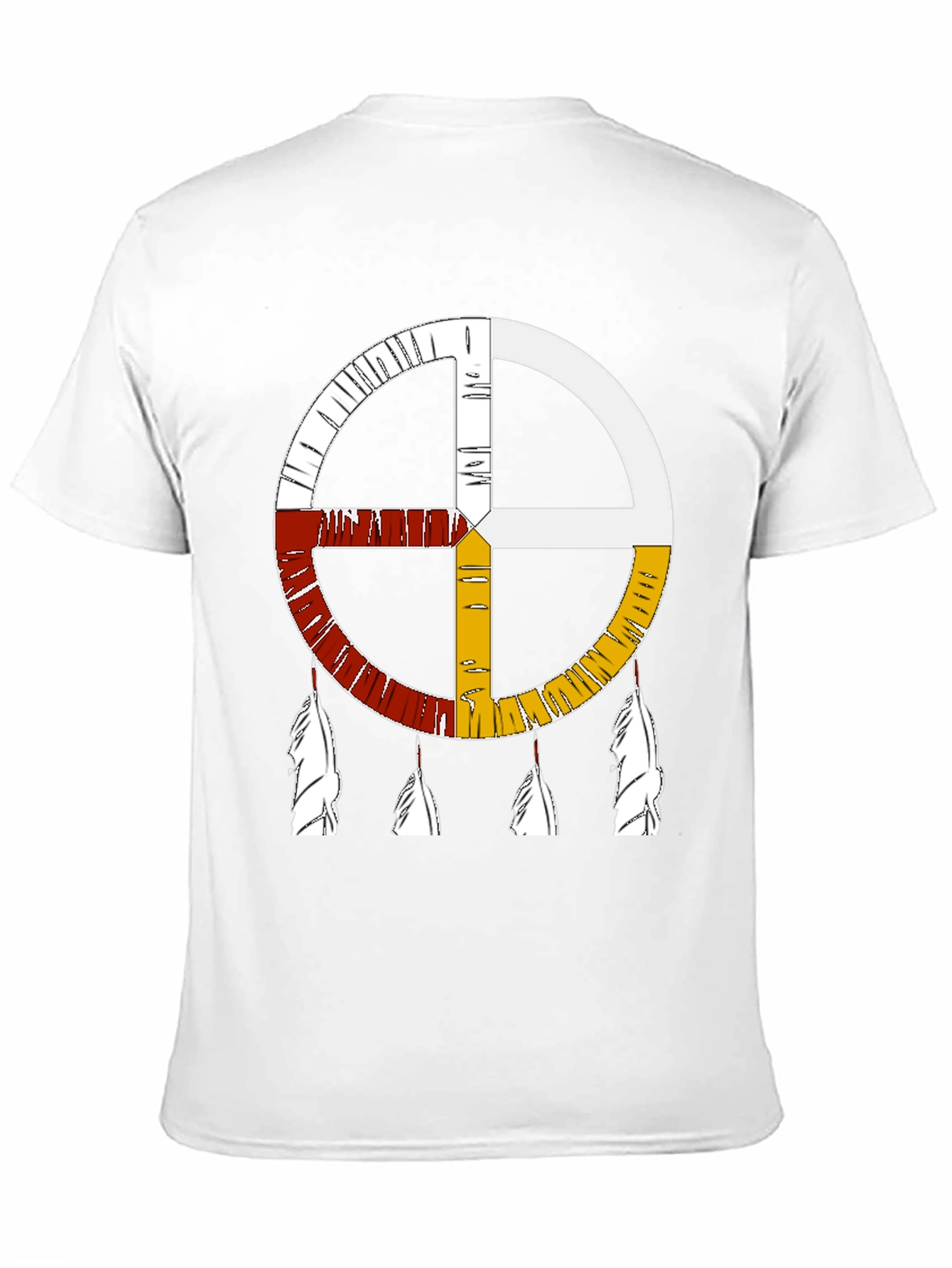 Medicine Wheel T-Shirt - Native American Inspired Design
